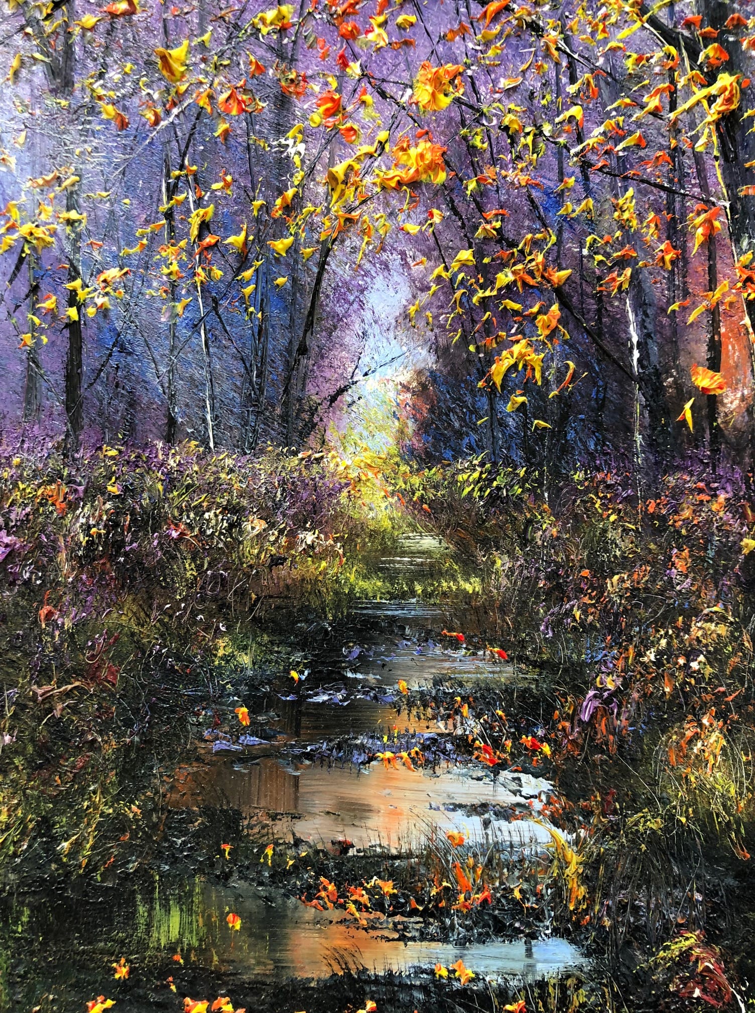 Late Autumn Woodland by Mark Eldred for Kilbaha Gallery