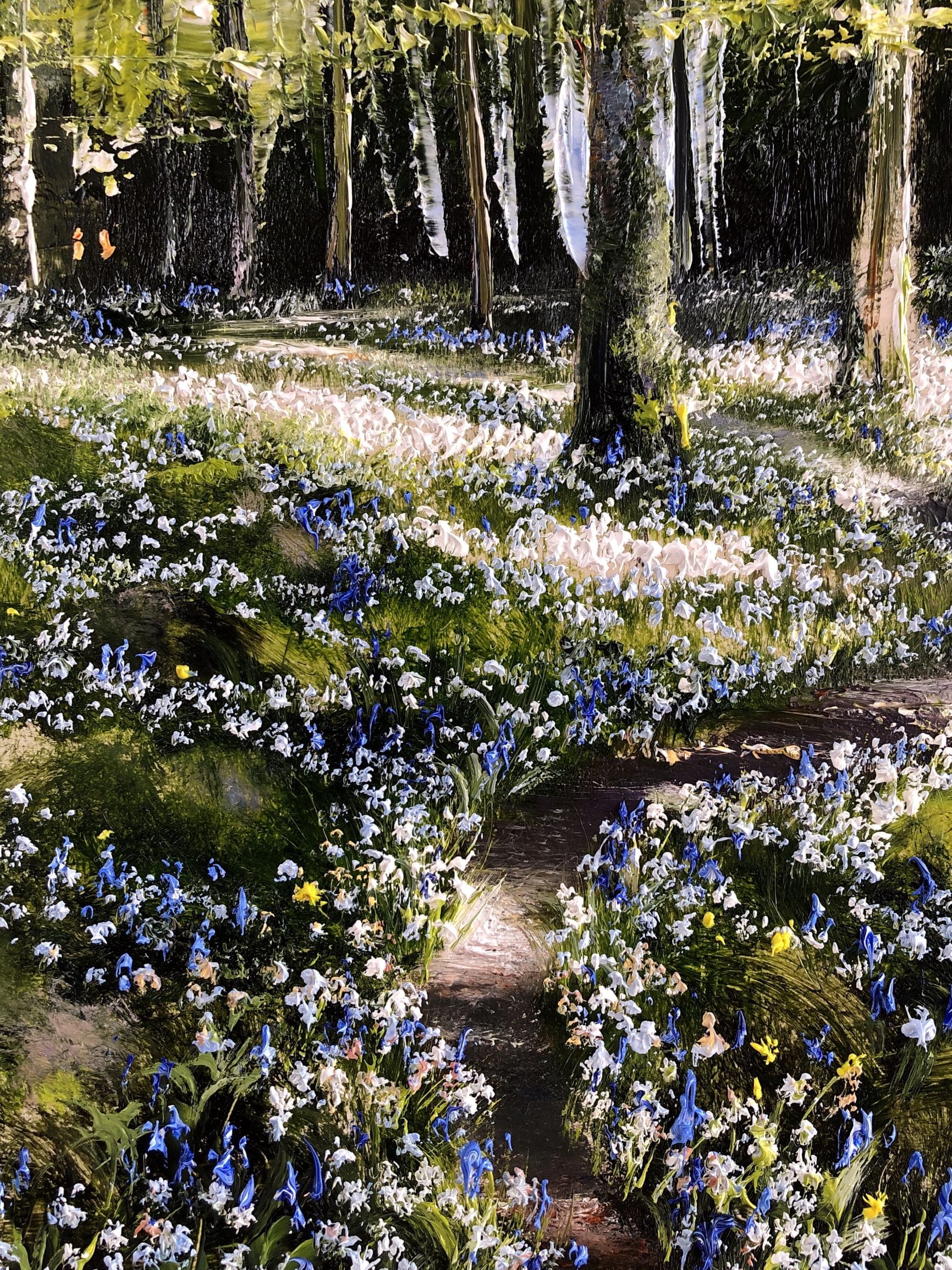 Bluebells Ross Island Killarney by Mark Eldred for Kilbaha Gallery