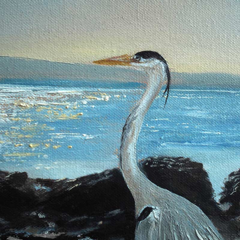 Herron by D - Buy Irish Art - D - Kilbaha Gallery