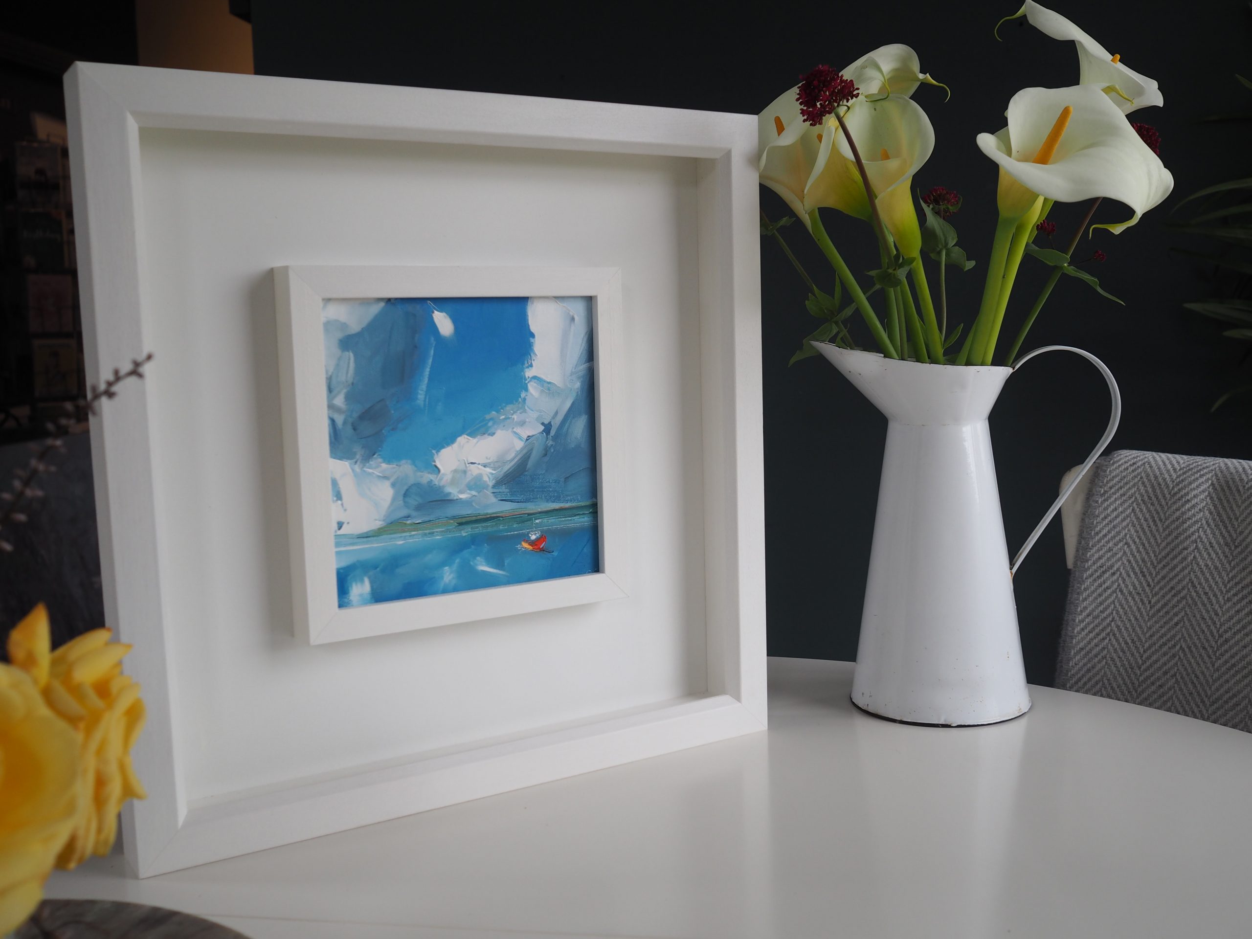 Inis Oirr by David Coyne, Kilbaha Gallery, Seascape, oil painting, Irish Gift, Interior Design, Galleries in Clare