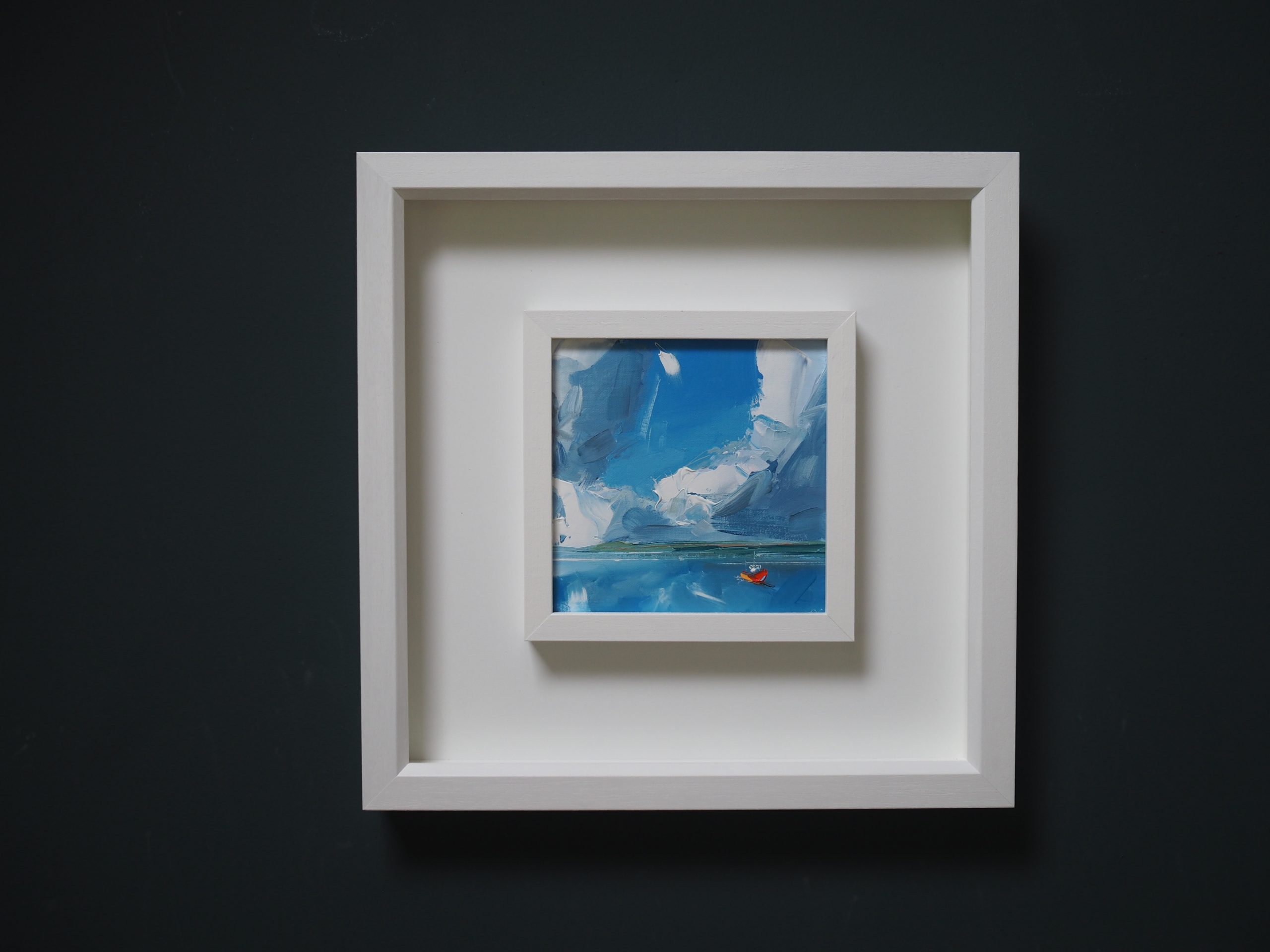 Inis Oir by David Coyne, Kilbaha Gallery, Seascape, oil painting, Irish Gift, Interior Design, Galleries in Clare