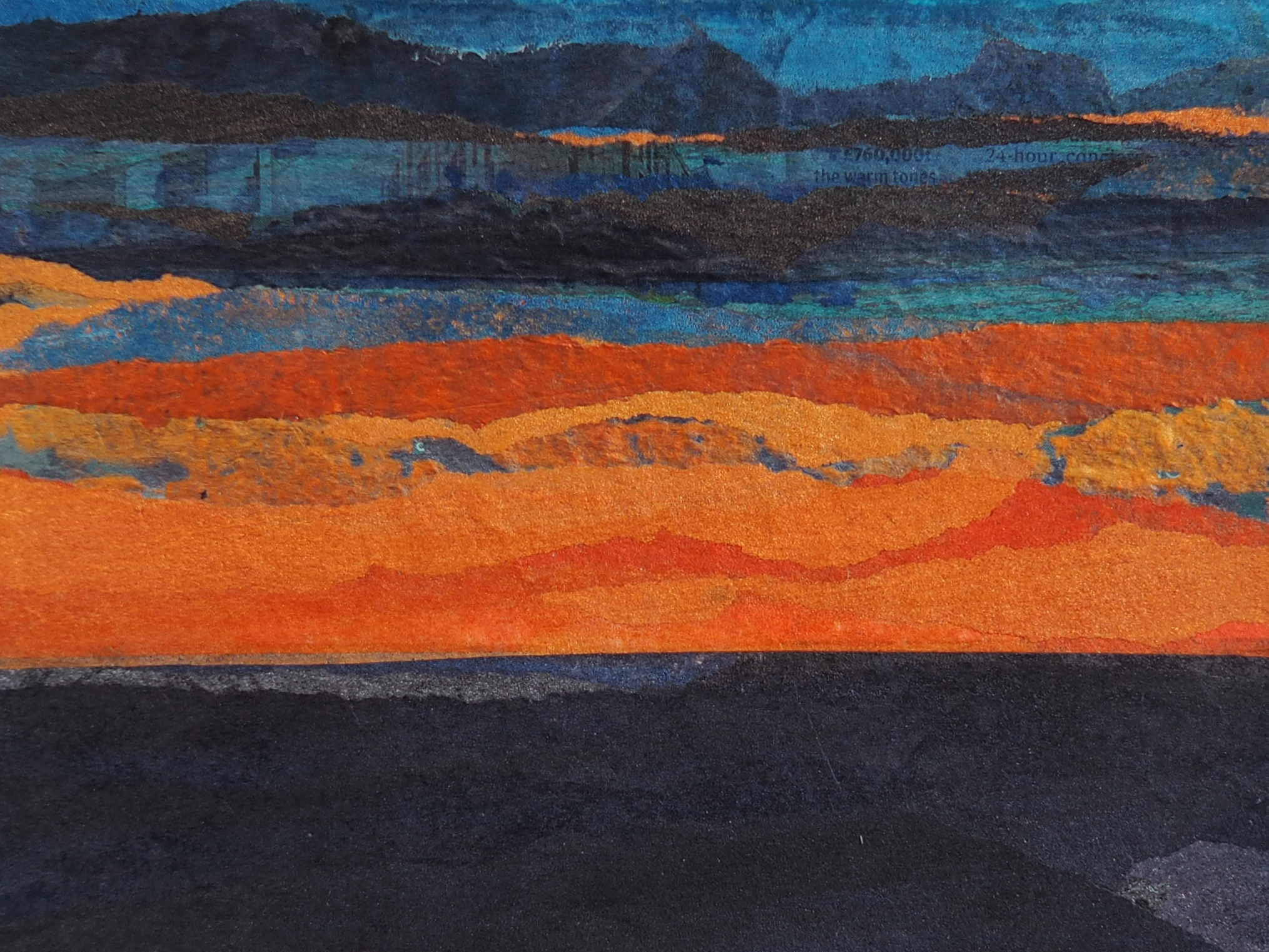 The Magic Hour - Kim Thittichai, Mixed Media, Art, Irish Art, Irish Gift, Paintings, Kilbaha Gallery