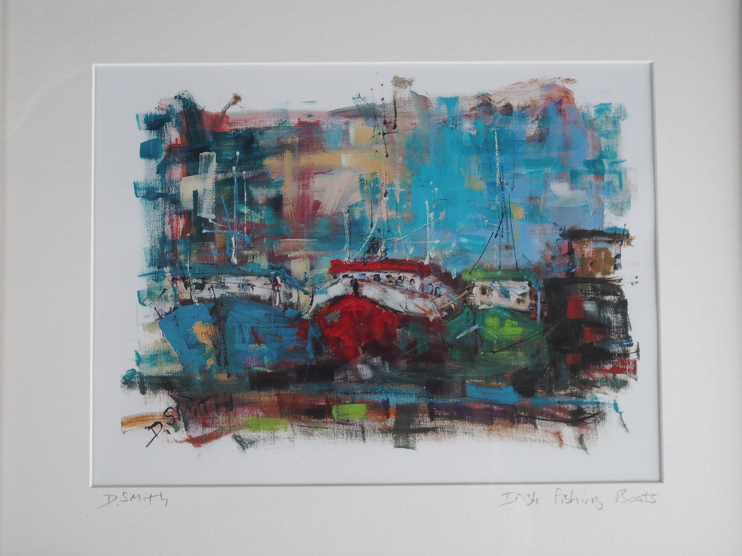 Fishing Boats Danny Vincent Smith for Kilbaha Gallery