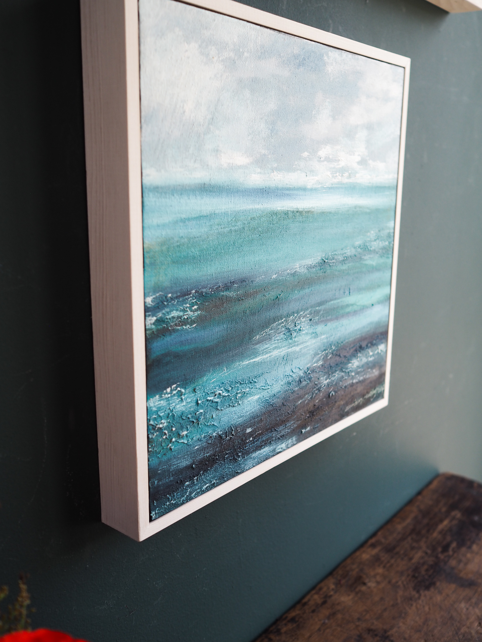 Farraige by Eadaoin Harding Kemp Oils on canvas framed original Irish art