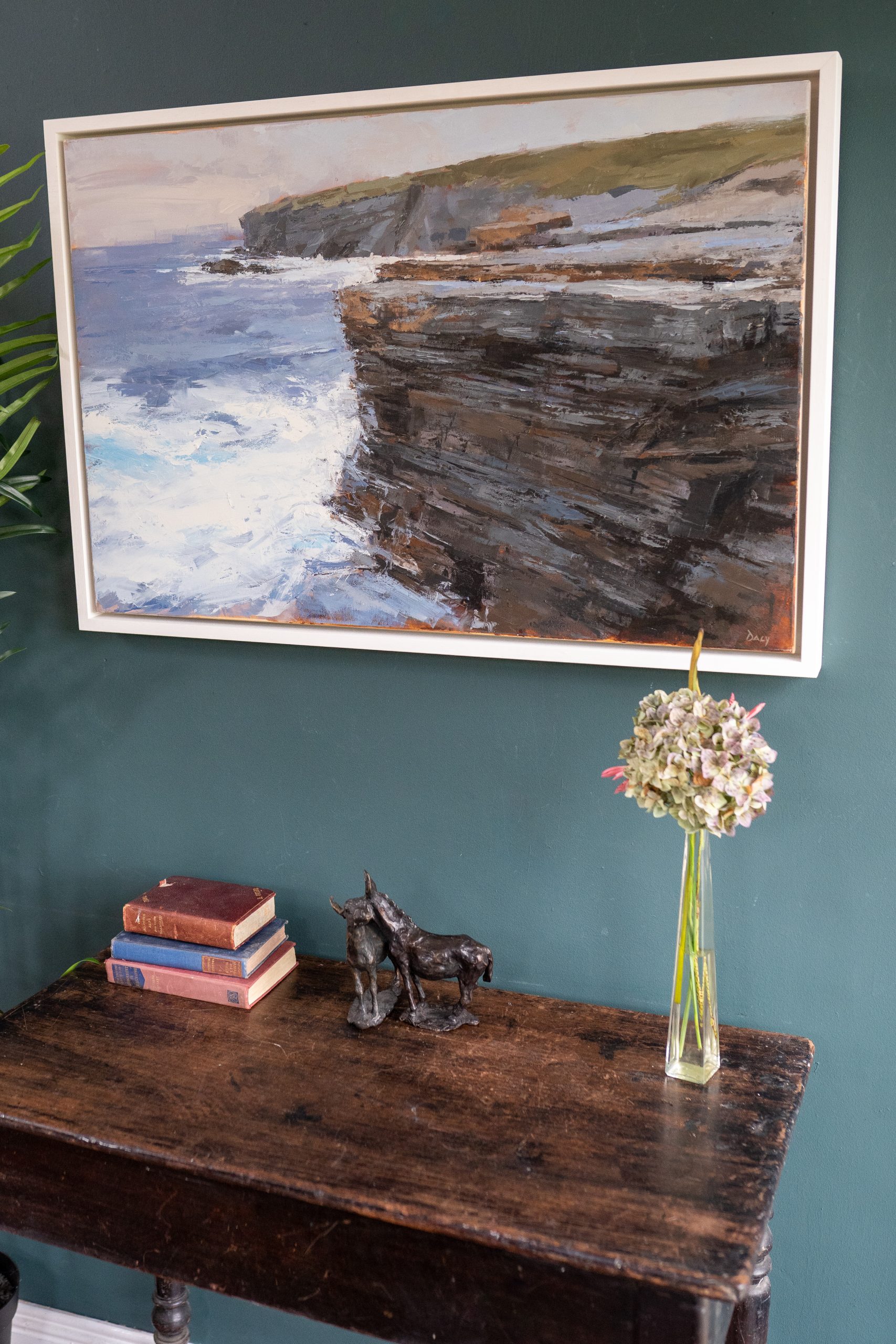 Ivan Daly seascape oil painting by Ivan Daly for Kilbaha Gallery Irish art online original work Kilbaha Gallery Wild Atlantic Way