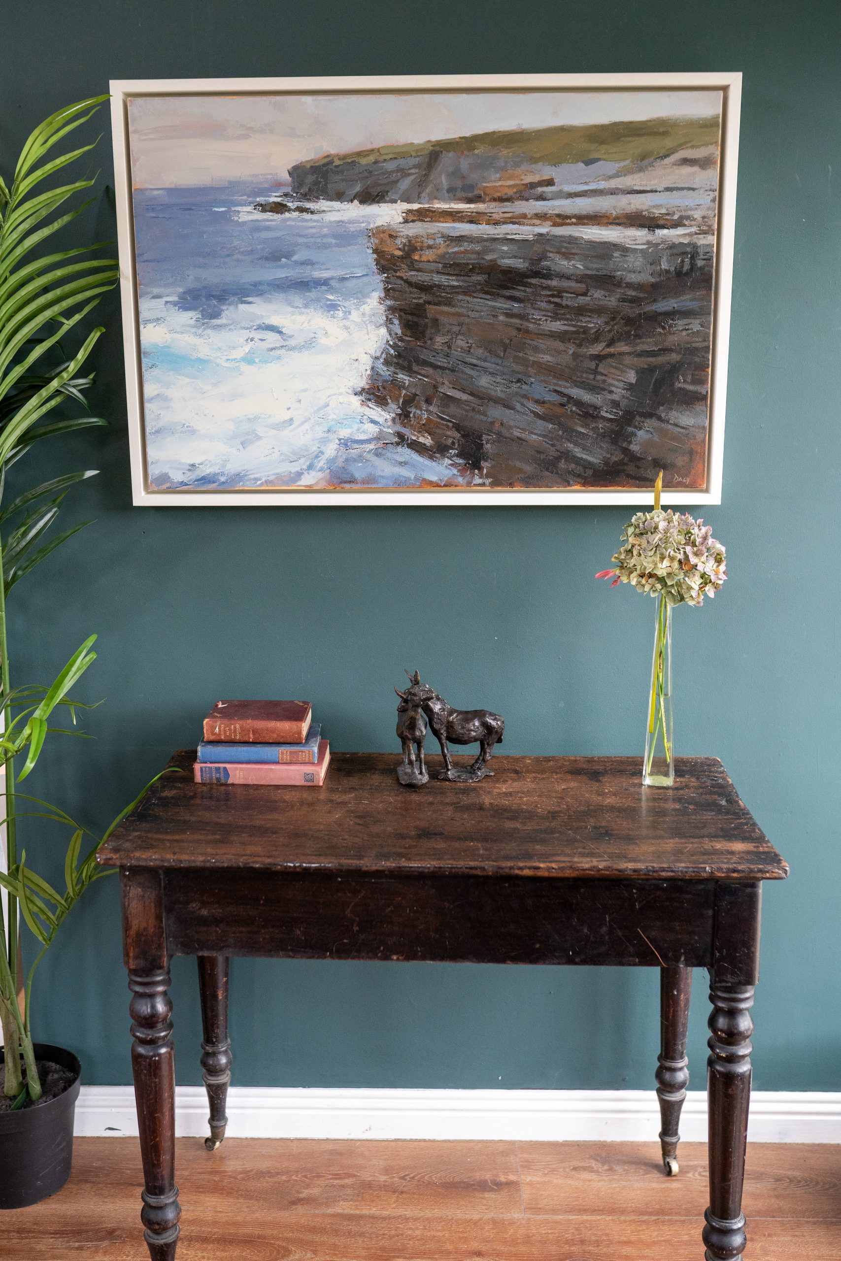 Ivan Daly seascape oil painting by Ivan Daly for Kilbaha Gallery Irish art online original work Kilbaha Gallery Wild Atlantic Way