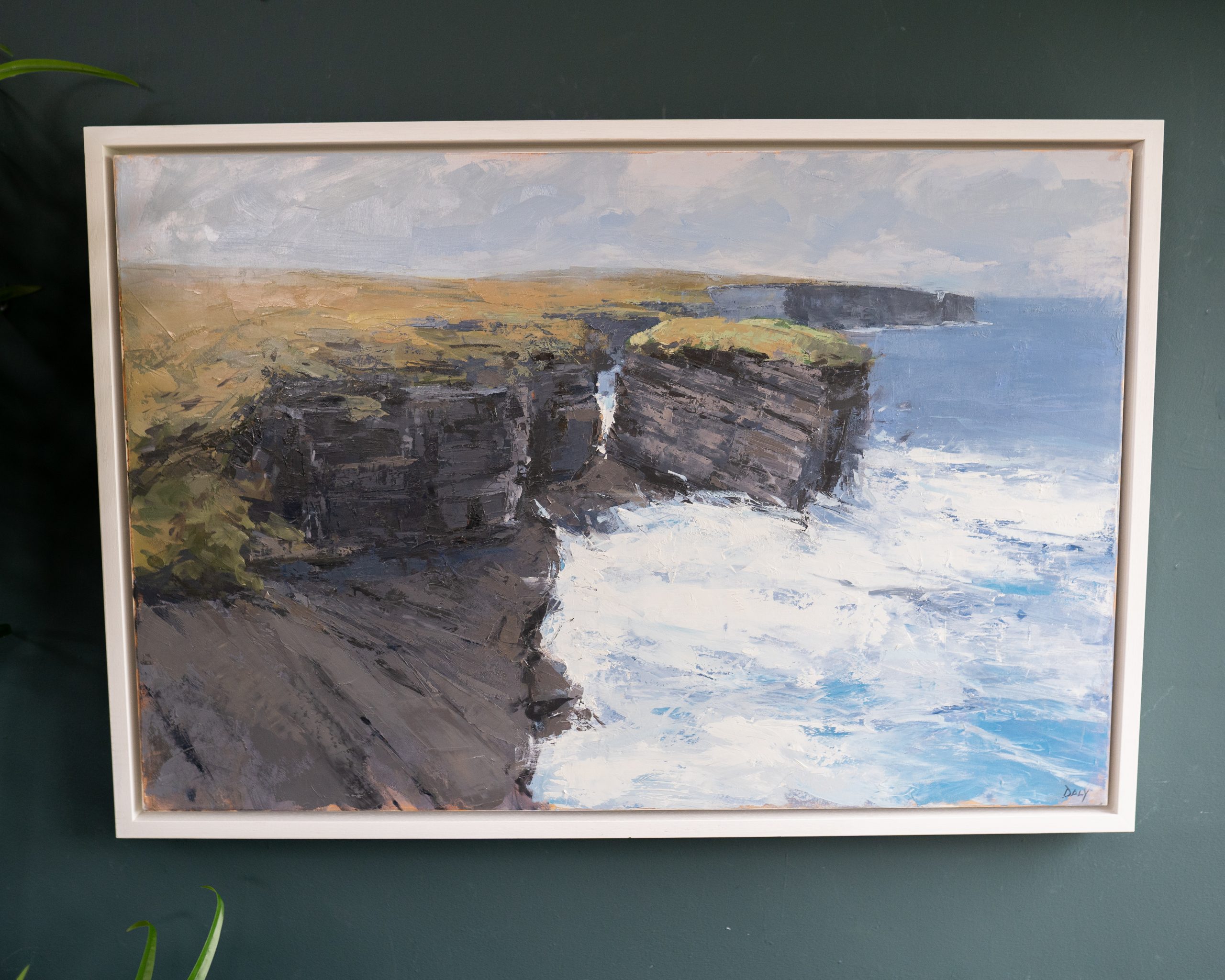 Ivan Daly seascape oil painting by Ivan Daly for Kilbaha Gallery Irish art online original work Kilbaha Gallery Wild Atlantic Way