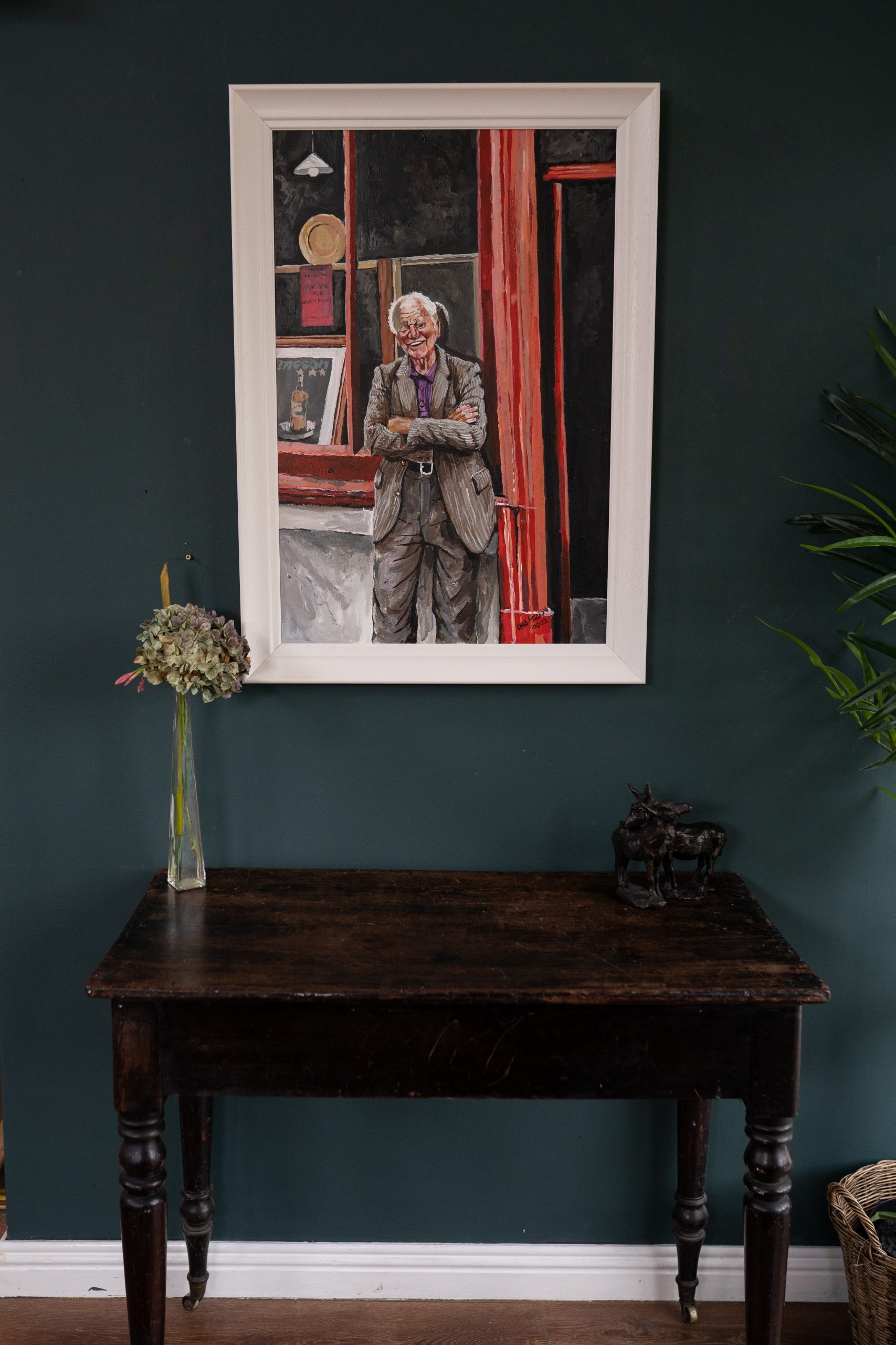 Una Heaton portait seascape oil paintinfor Kilbaha Gallery Irish art online original work Kilbaha Gallery Wild Atlantic Way Lahinch