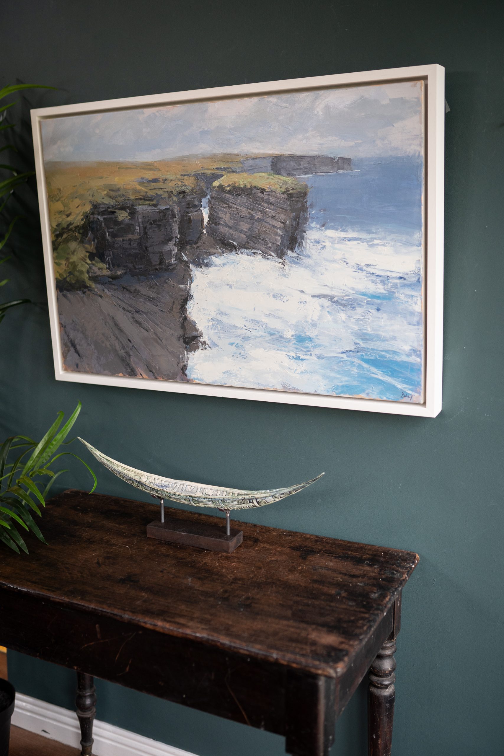 Ivan Daly seascape oil painting by Ivan Daly for Kilbaha Gallery Irish art online original work Kilbaha Gallery Wild Atlantic Way