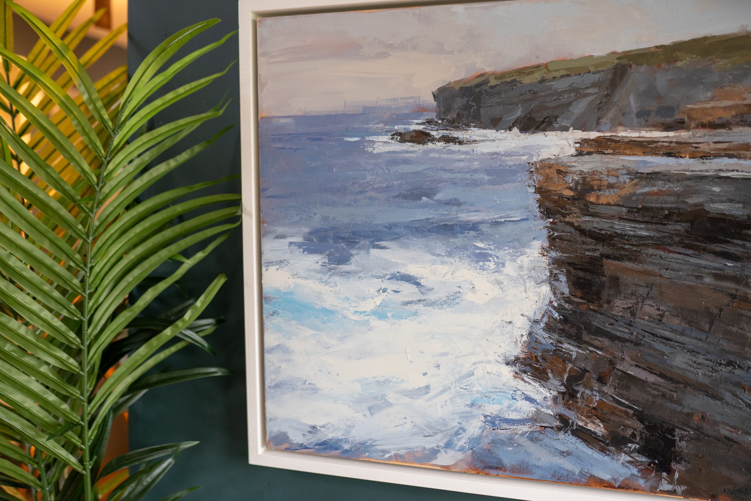 Ivan Daly seascape oil painting by Ivan Daly for Kilbaha Gallery Irish art online original work Kilbaha Gallery Wild Atlantic Way