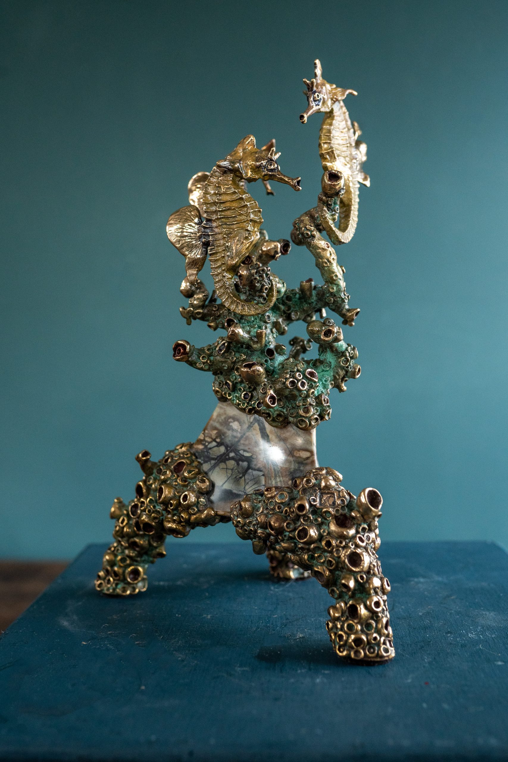 Arturas - Lithuanian Sculptor Arturas Karabanovas alluring and interesting pieces of sculpture Irish art original sculpture bronze interiors underwater sea creatures and interesting figures