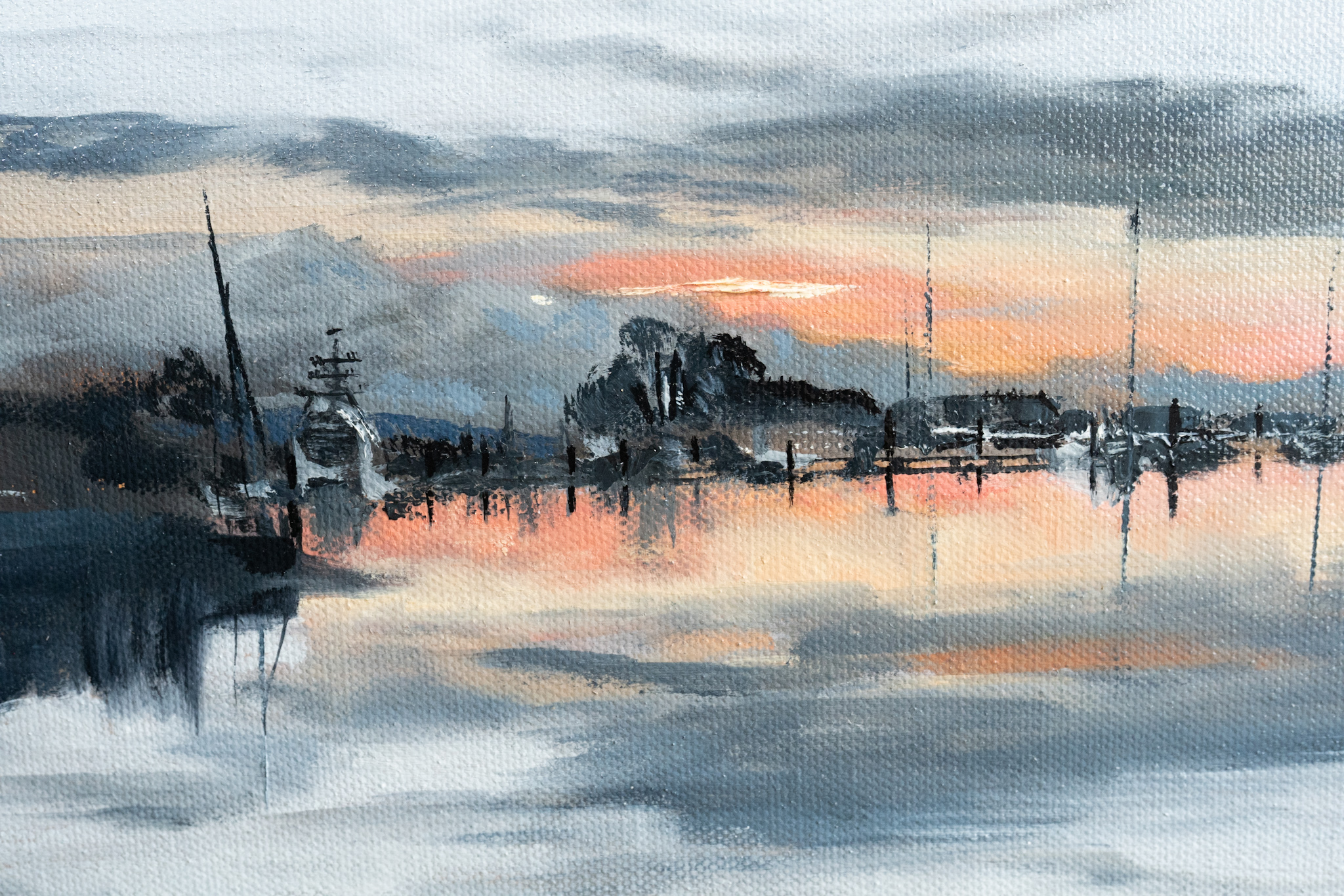 Oil painting West Clare artist 'D' Kilbaha Gallery Irish art Painting fine art oils Irish gift Ireland interior design WAW prints