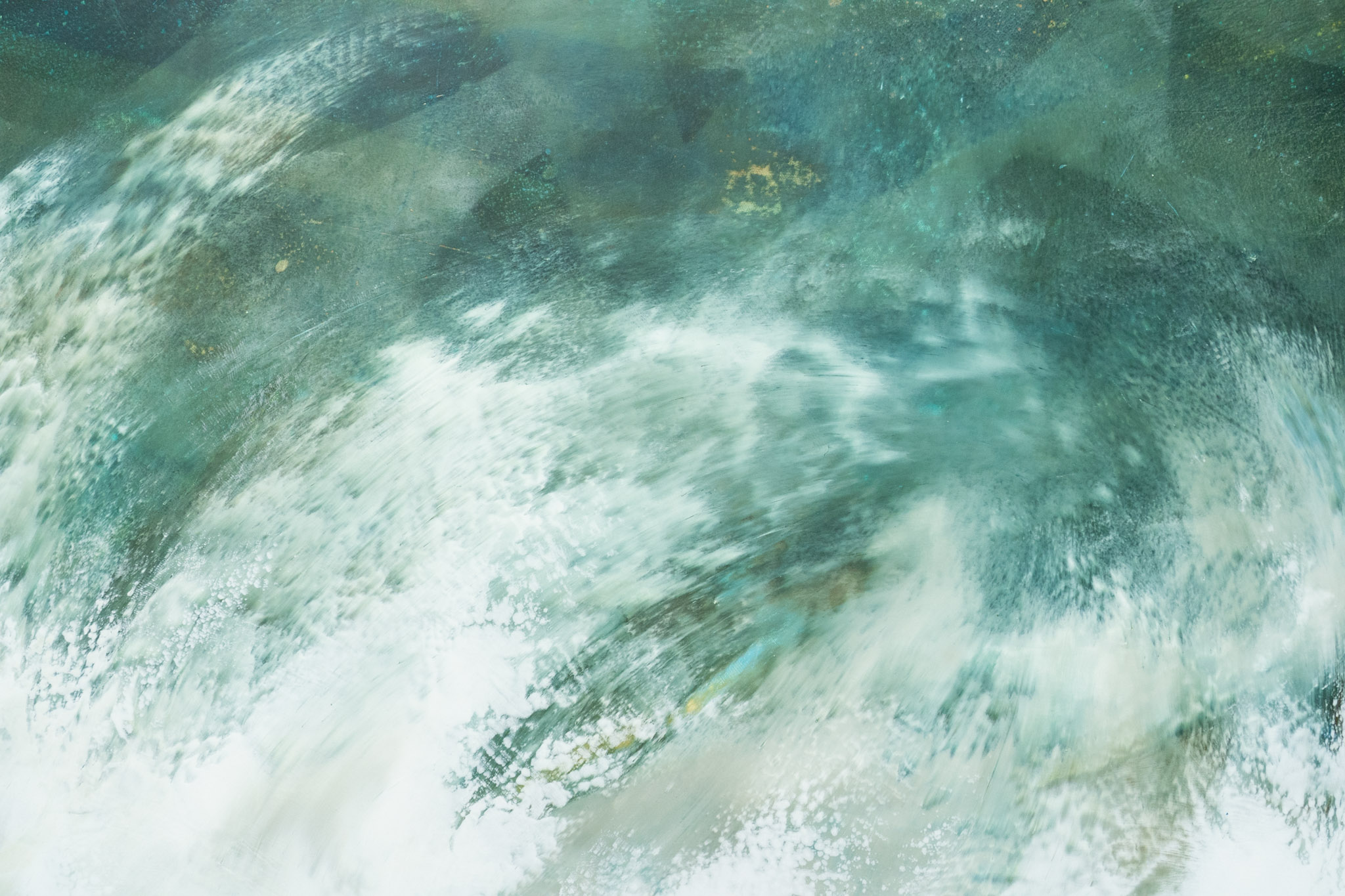 Gillian Murphy oil and cold wax original art Irish art Tempest SURF stormy seas seascape abstract art Irish art Interiors Colour Painting