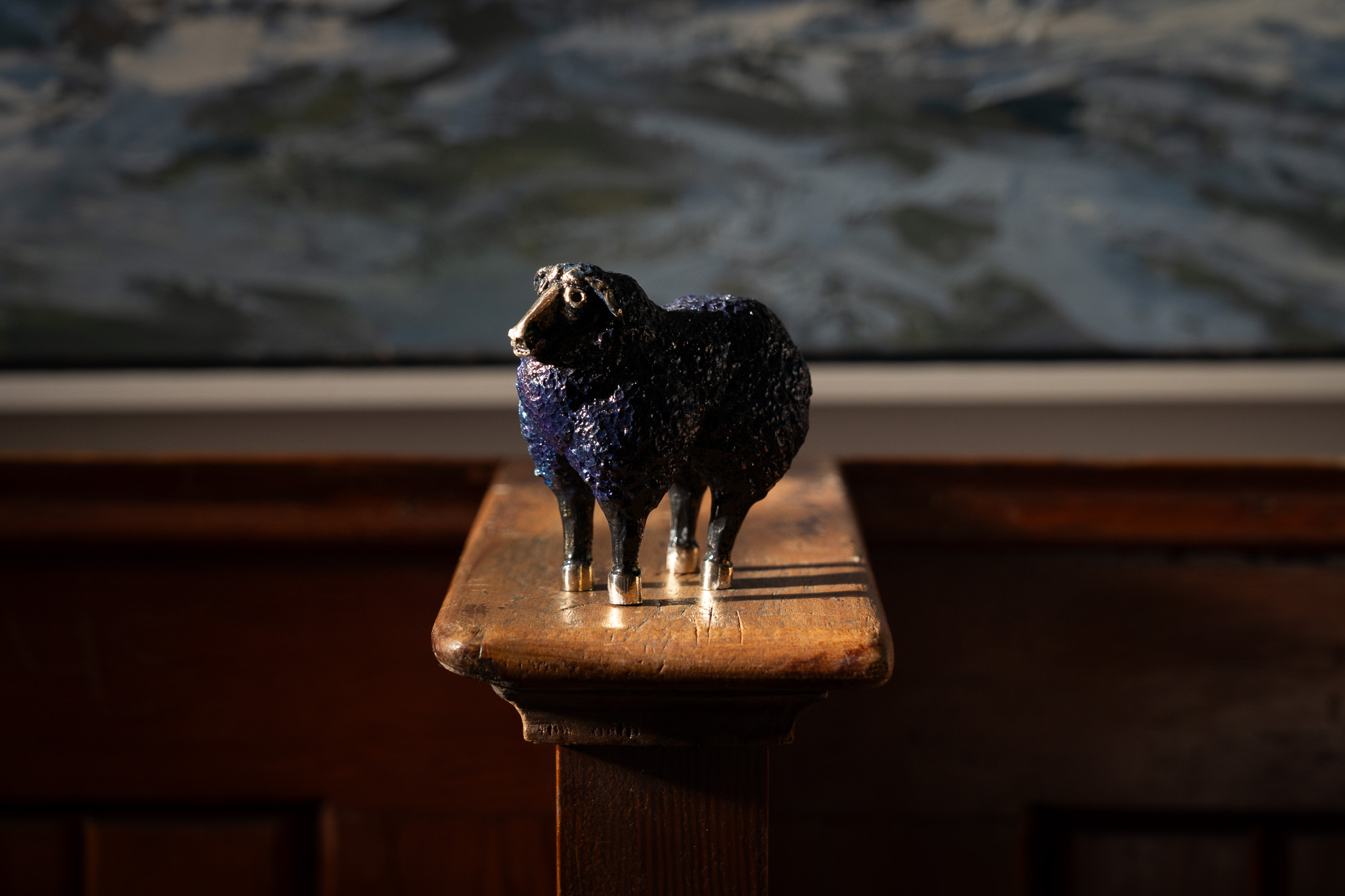 Bronze Sheep Sculpture by Arturas animal sculpture art bronze foundry Irish art original art beautiful Ireland gift Irish interiors animals farm animals in bronze