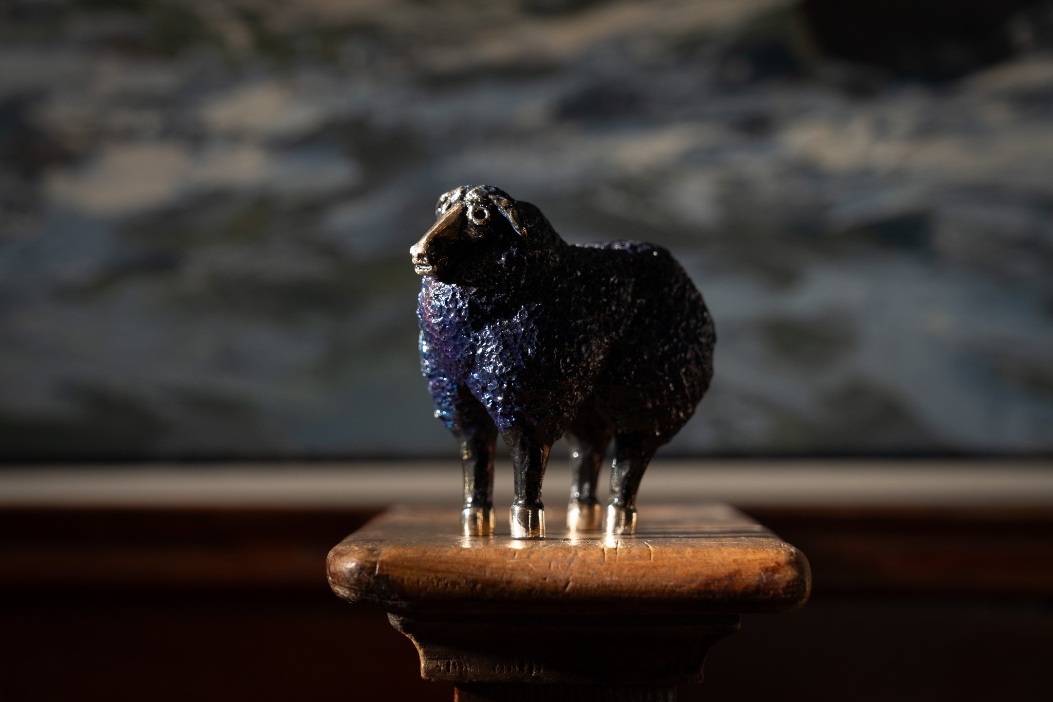 Bronze Sheep Sculpture by Arturas animal sculpture art bronze foundry Irish art original art beautiful Ireland gift Irish interiors animals farm animals in bronze