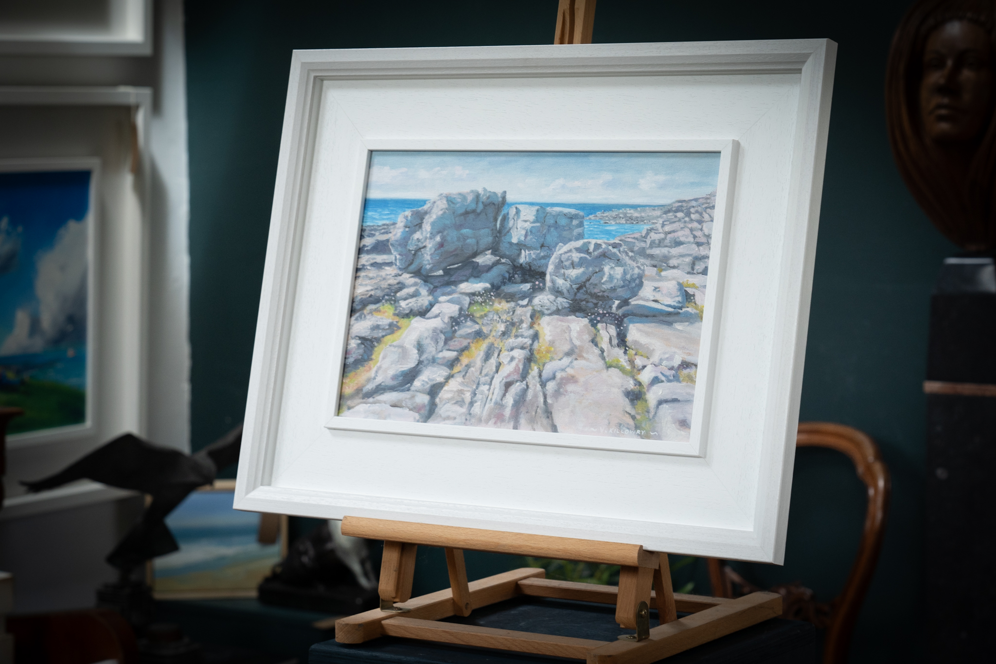 Vincent Killowry Fine Art The Burren Series Co Clare North Clare Visit Clare Irish Art Original Oil Painting Ireland West of Ireland Wild Atlantic Way Kilbaha Gallery Interiors Irish art and Interiors