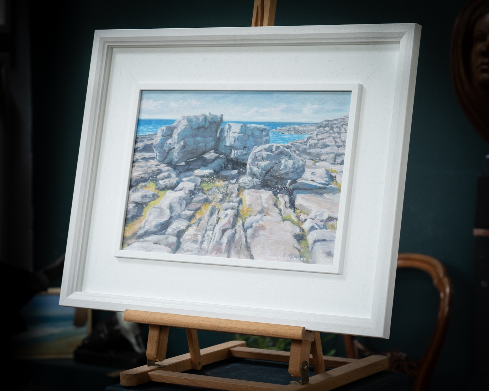 Vincent Killowry Fine Art The Burren Series Co Clare North Clare Visit Clare Irish Art Original Oil Painting Ireland West of Ireland Wild Atlantic Way Kilbaha Gallery Interiors Irish art and Interiors