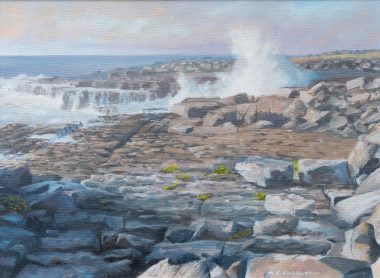 Vincent Killowry Fine Art The Burren Series Co Clare North Clare Visit Clare Irish Art Original Oil Painting Ireland West of Ireland Wild Atlantic Way Kilbaha Gallery Interiors Irish art and Interiors