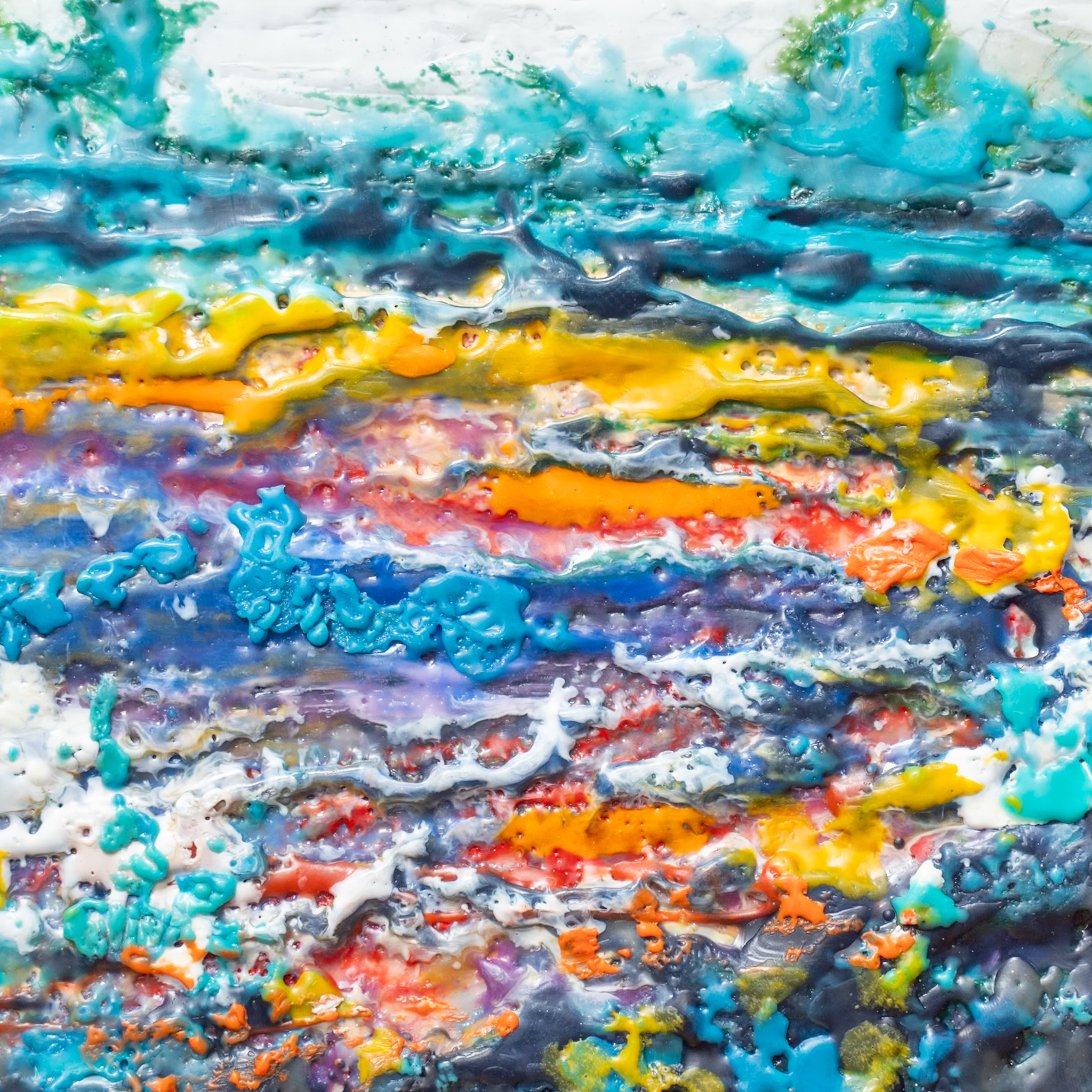 Pauline Dunleavy Encaustic Art original Irish art pigmented wax beautiful colour palette rich and diverse range gorgeous pieces Interiors Irish art Kilbaha Gallery