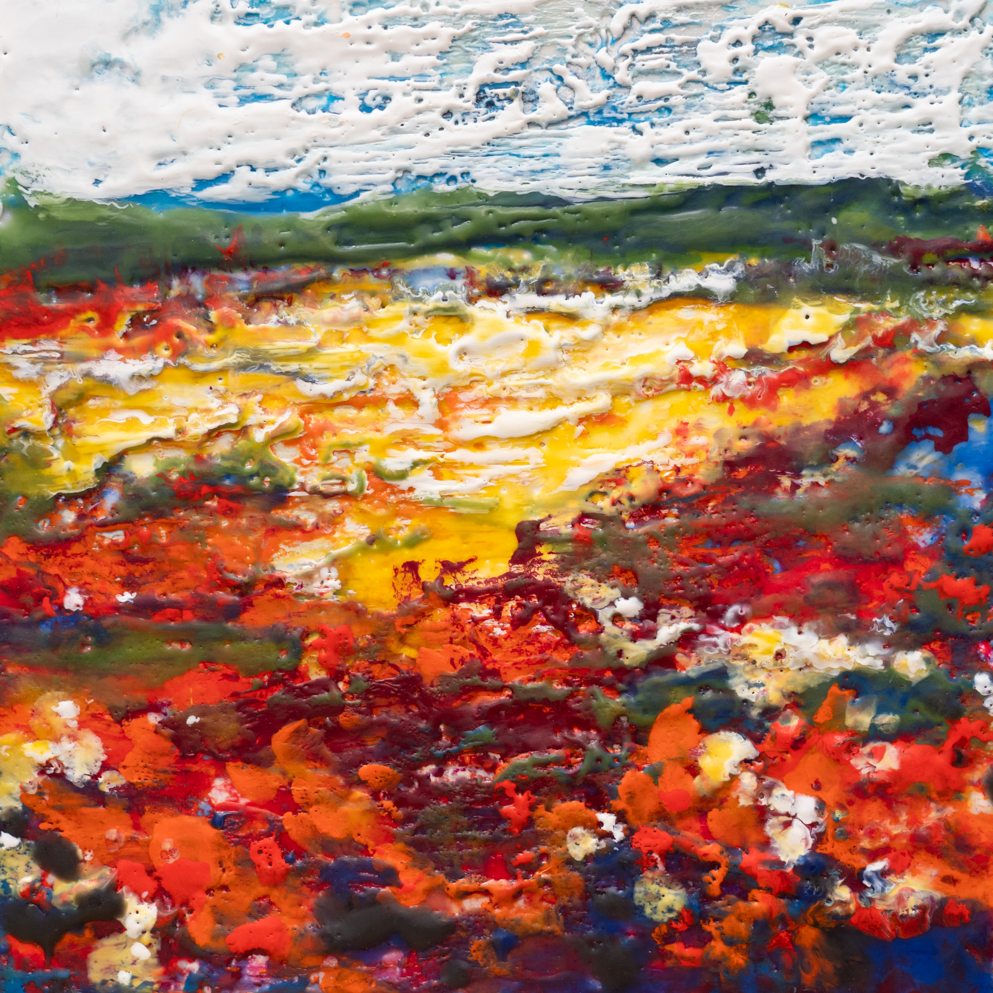 Pauline Dunleavy Encaustic Art original Irish art pigmented wax beautiful colour palette rich and diverse range gorgeous pieces Interiors Irish art Kilbaha Gallery