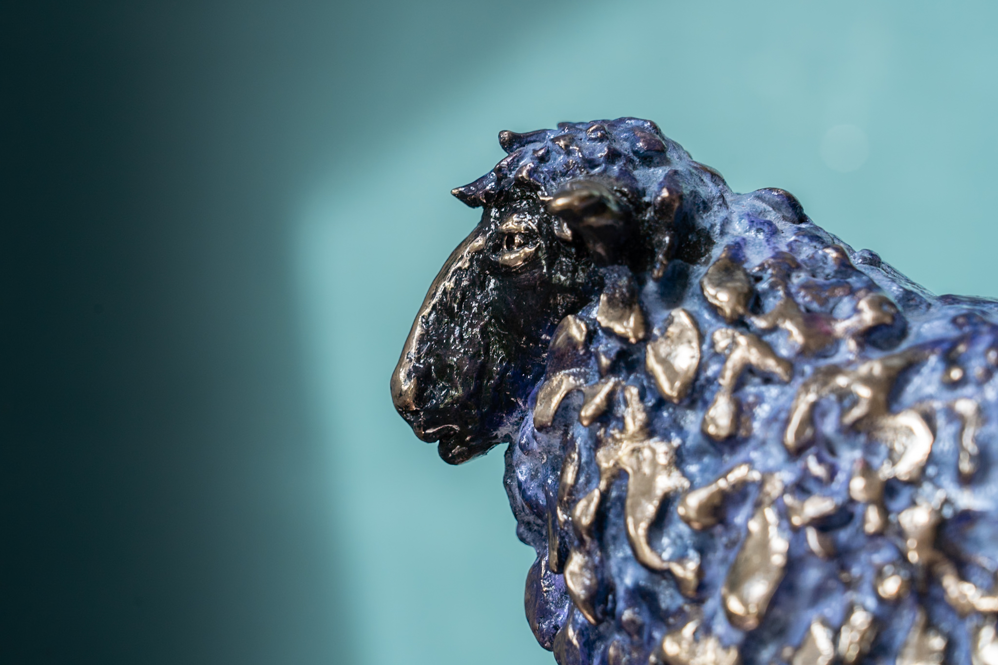 Arturas Karabanovas Bronze Sculpture Original Irish art beautiful unique piece sea horses sheep animals art bronze and picasso marble sculpture Interiors Irish art and Interiors beautiful piece unique one off intricate metal finishing detailings Kilbaha Gallery