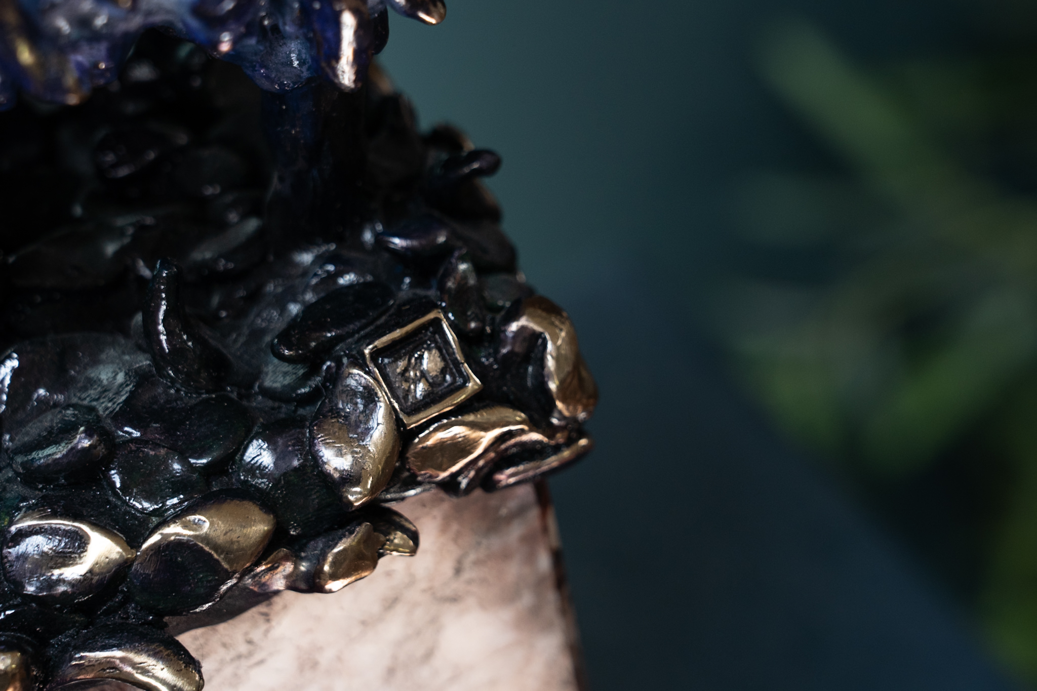 Arturas Karabanovas Bronze Sculpture Original Irish art beautiful unique piece sea horses sheep animals art bronze and picasso marble sculpture Interiors Irish art and Interiors beautiful piece unique one off intricate metal finishing detailings Kilbaha Gallery