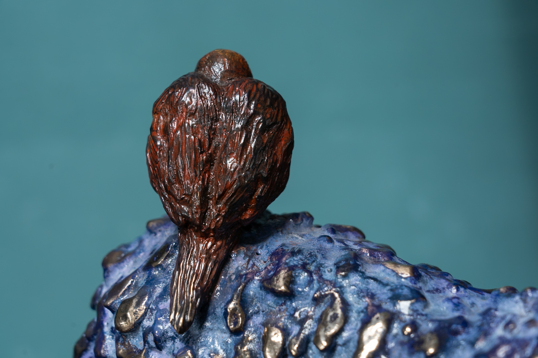 Arturas Karabanovas Bronze Sculpture Original Irish art beautiful unique piece sea horses sheep animals art bronze and picasso marble sculpture Interiors Irish art and Interiors beautiful piece unique one off intricate metal finishing detailings Kilbaha Gallery