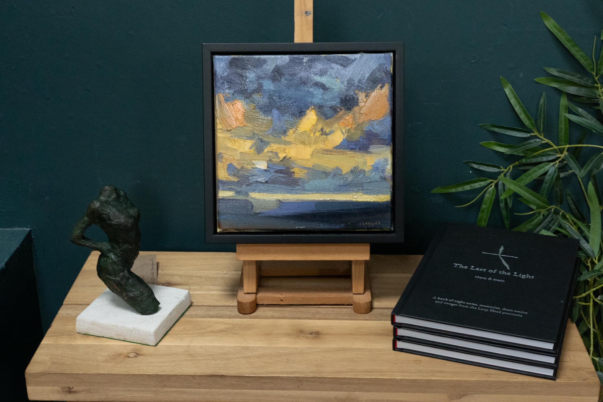 Bairbre Duggan Irish art flowers sunset beautiful painting original art collectable piece oil on canvas framed painting interiors gift unique lovely home decor kilbaha Gallery