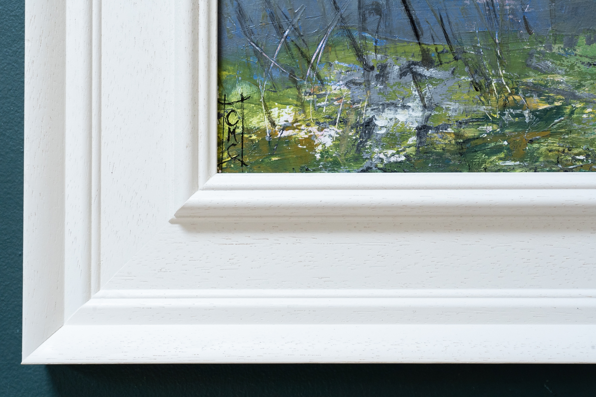 Claire mcMahon Kilkee Original Oil Painting Byrnes Cove beautiful pieces Irish art Kilbaha Gallery Interiors Art and Interiors Ireland Seascape Loop Head Moyasta Bog