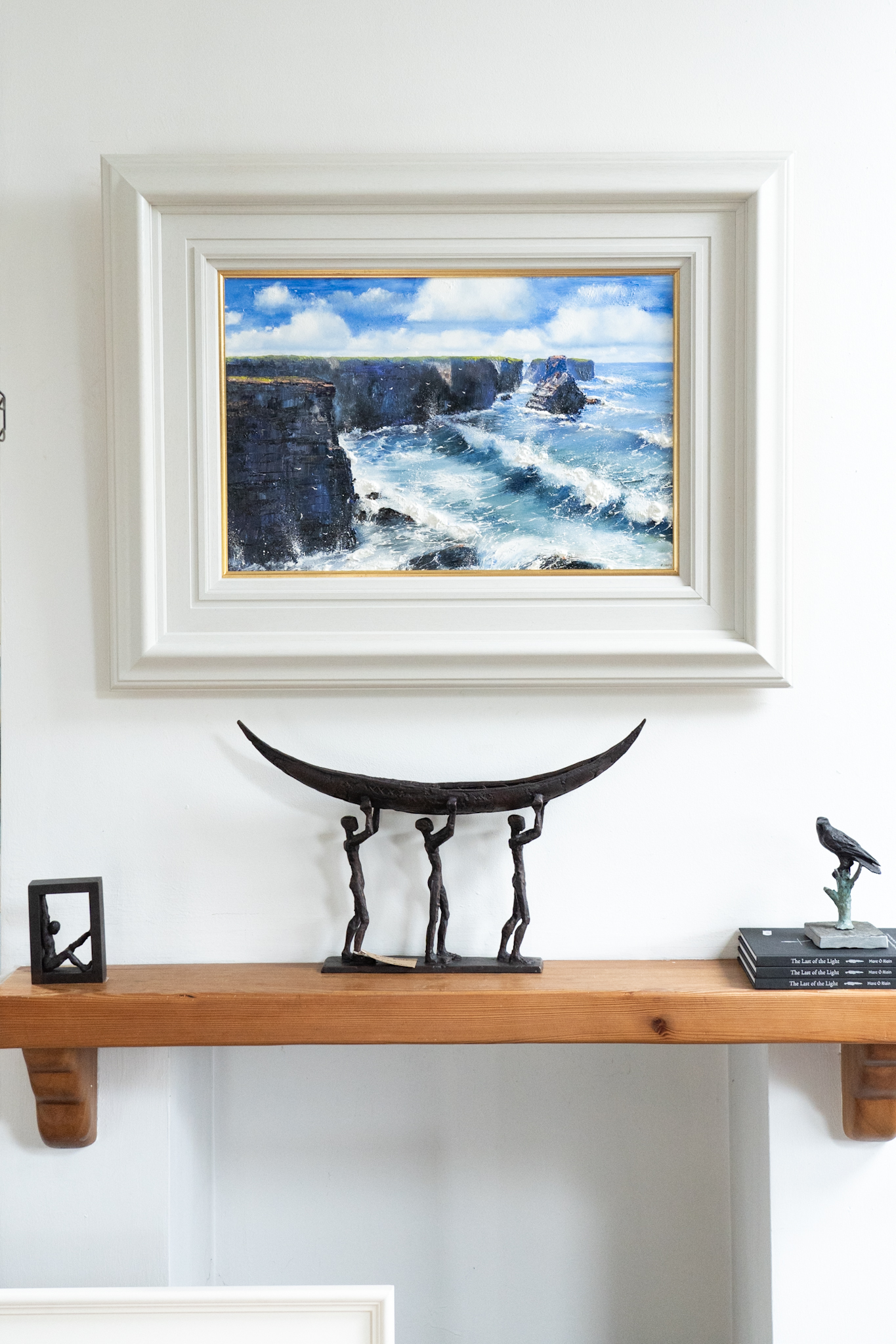 Mark Eldred Original Irish Art oil painting seascape coastal paintings beautiful Irish art Ireland cliff coast Interiors