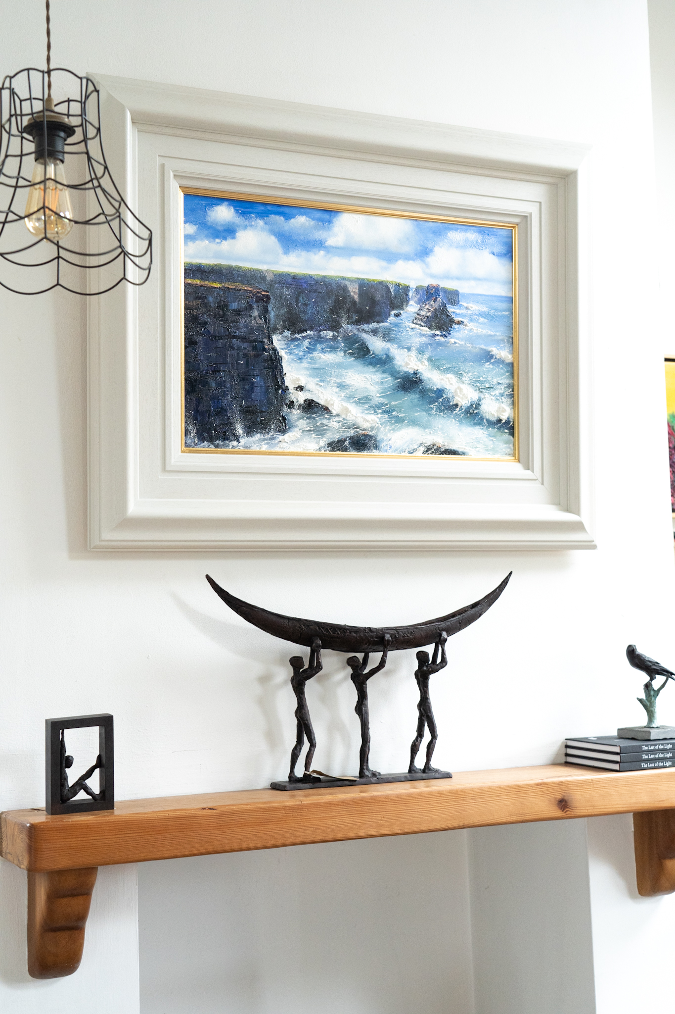 Mark Eldred Original Irish Art oil painting seascape coastal paintings beautiful Irish art Ireland cliff coast Interiors