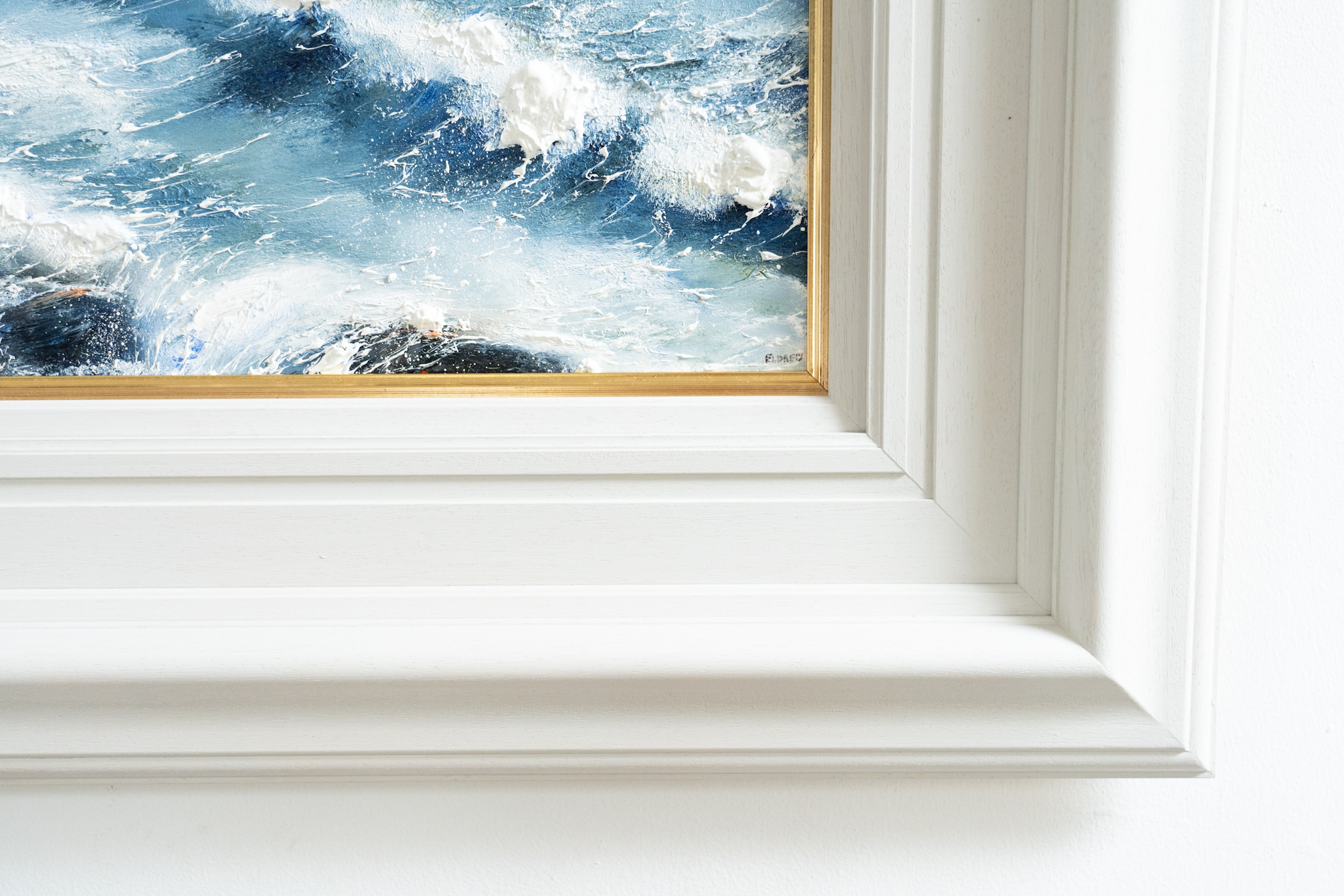 Mark Eldred Original Irish Art oil painting seascape coastal paintings beautiful Irish art Ireland cliff coast Interiors