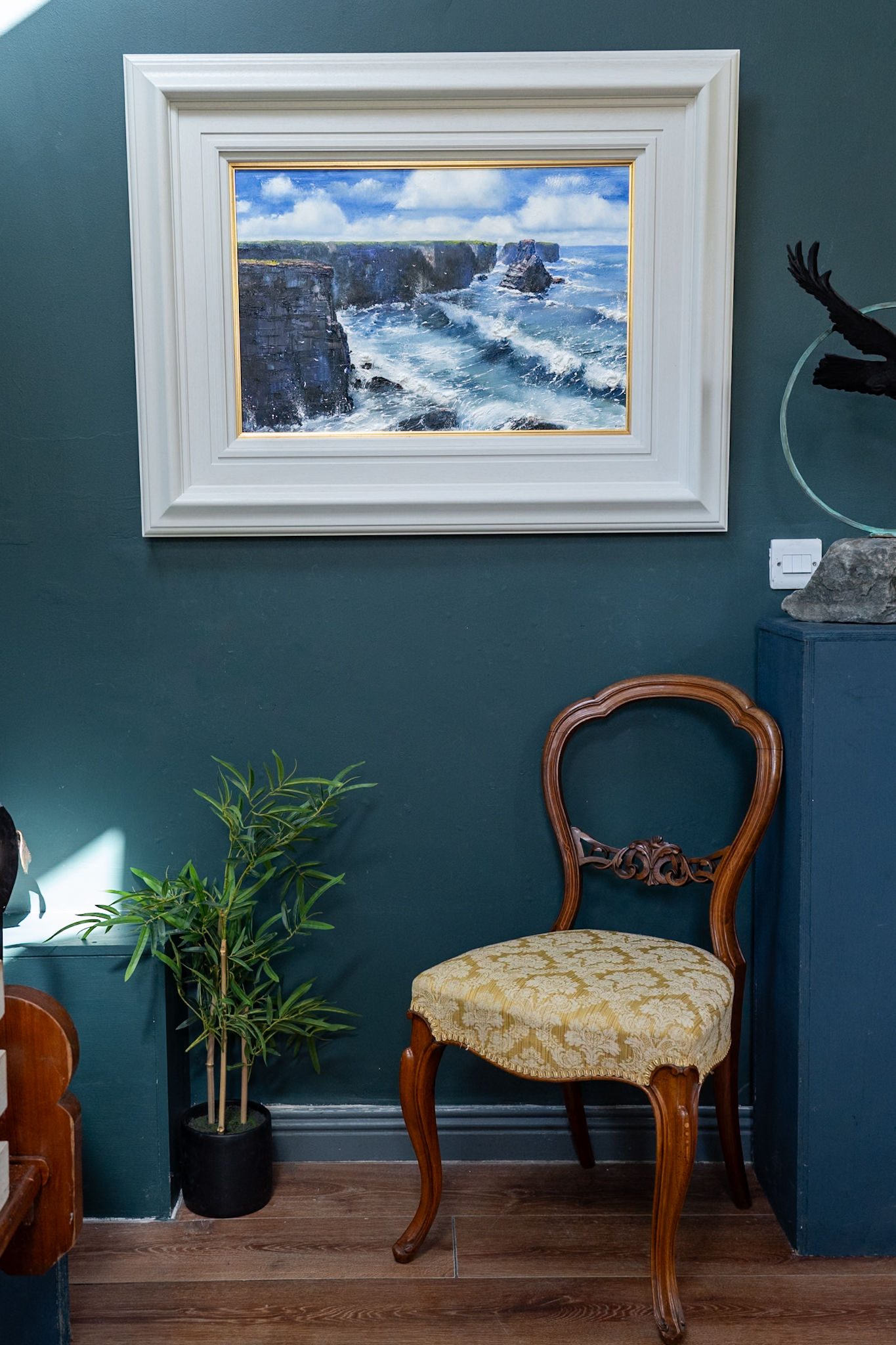 Mark Eldred Original Irish Art oil painting seascape coastal paintings beautiful Irish art Ireland cliff coast Interiors