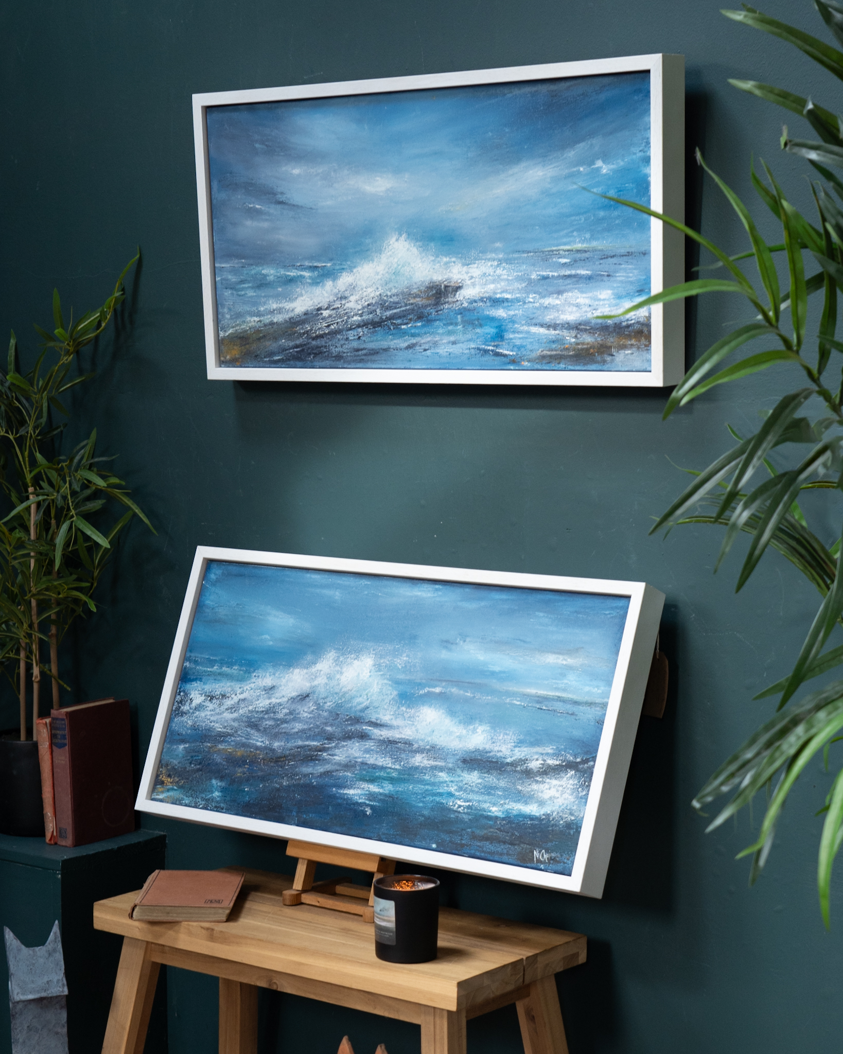 Fiona ni Chuinn Ireland WAW Irish art original art painting seascape oils oil on canvas beautiful art Irish Interiors Kilbaha Gallery