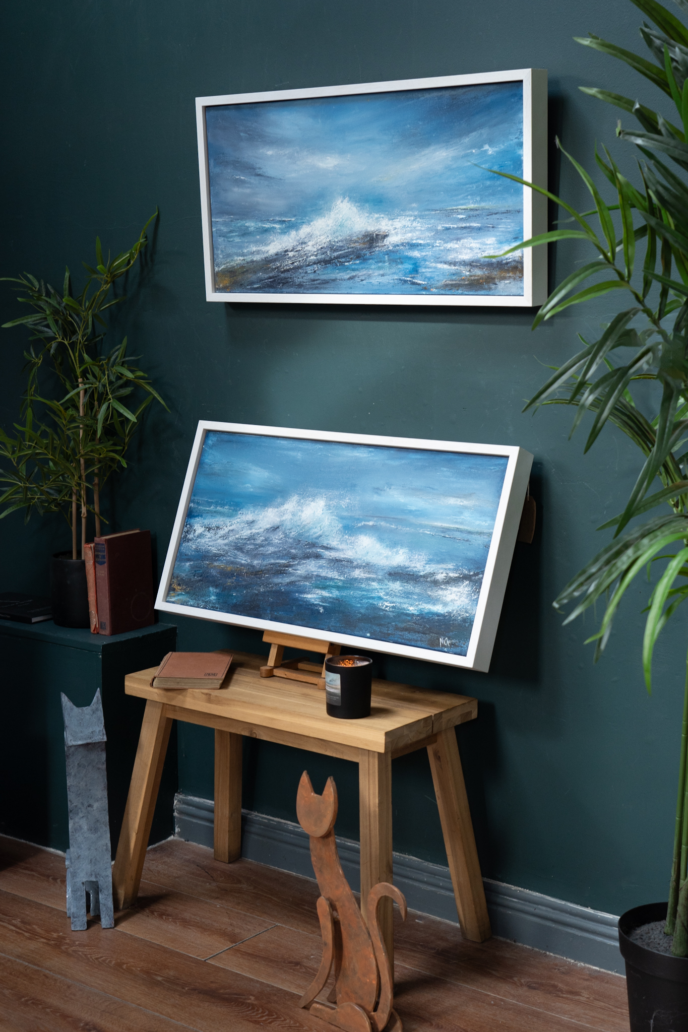 Fiona ni Chuinn Ireland WAW Irish art original art painting seascape oils oil on canvas beautiful art Irish Interiors Kilbaha Gallery