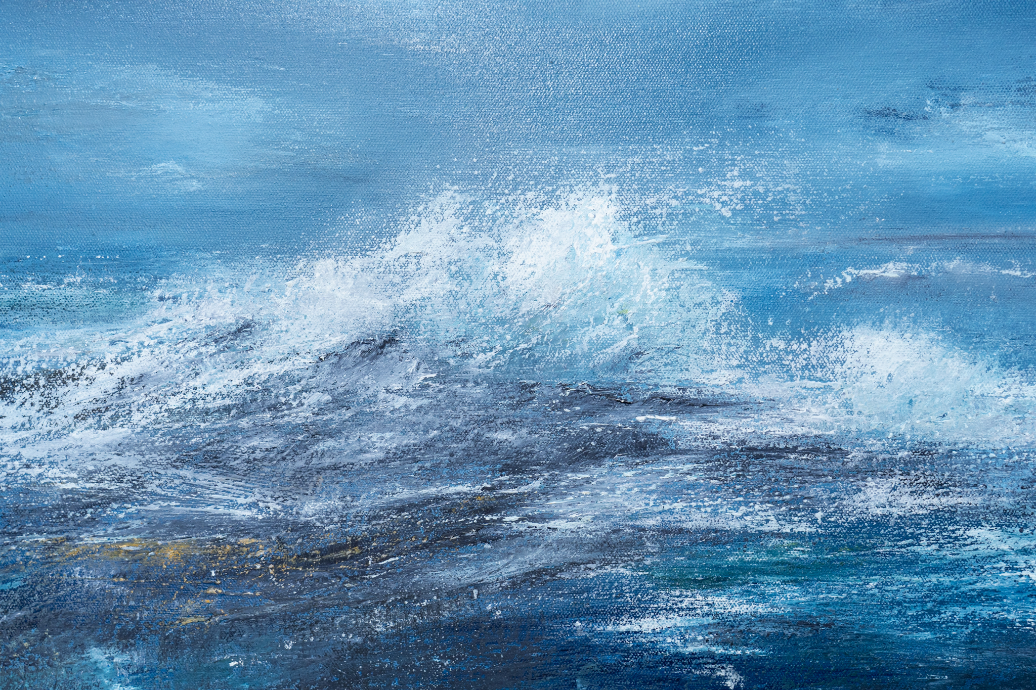 Fiona ni Chuinn Ireland WAW Irish art original art painting seascape oils oil on canvas beautiful art Irish Interiors Kilbaha Gallery