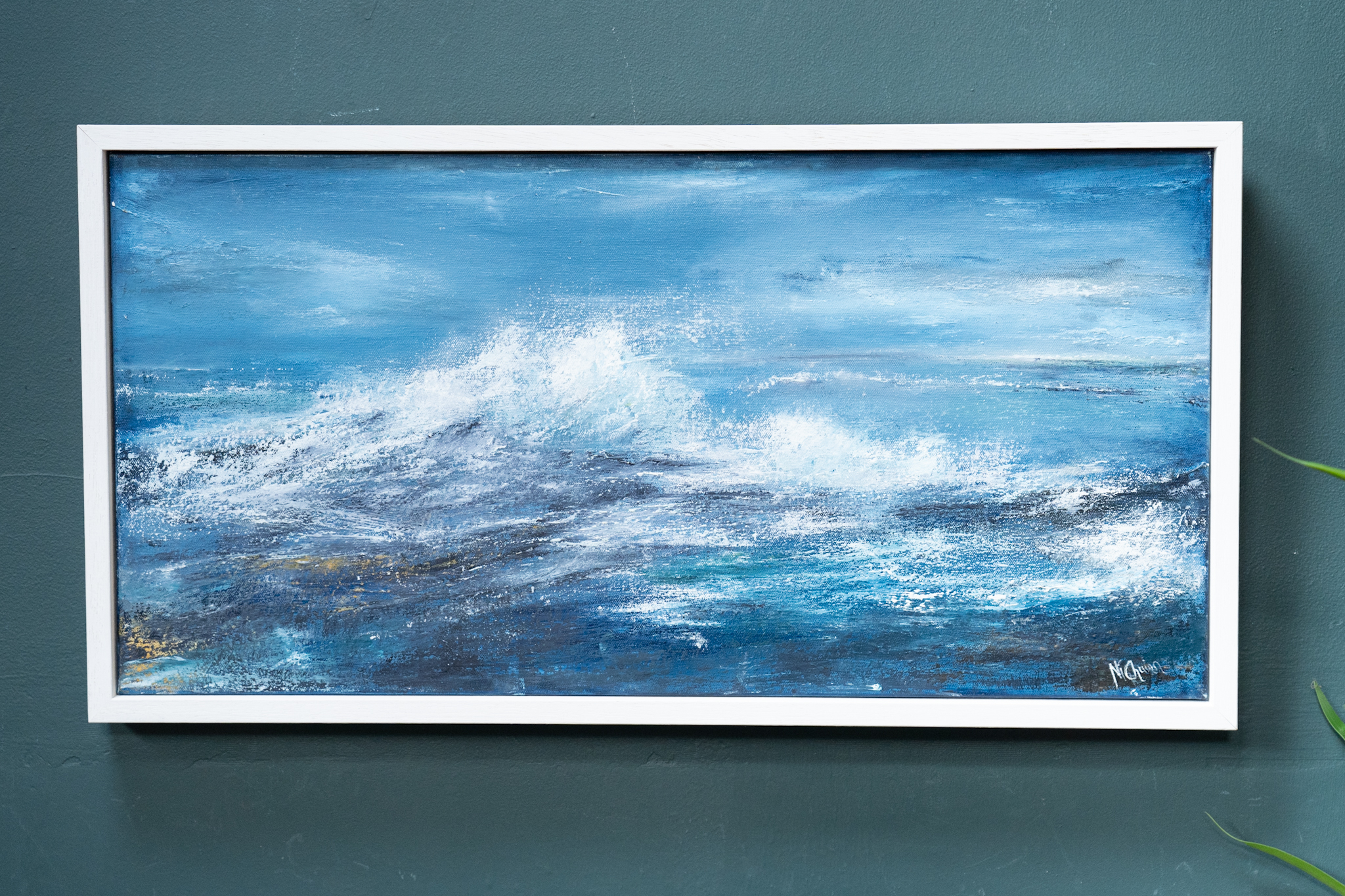 Fiona ni Chuinn Ireland WAW Irish art original art painting seascape oils oil on canvas beautiful art Irish Interiors Kilbaha Gallery