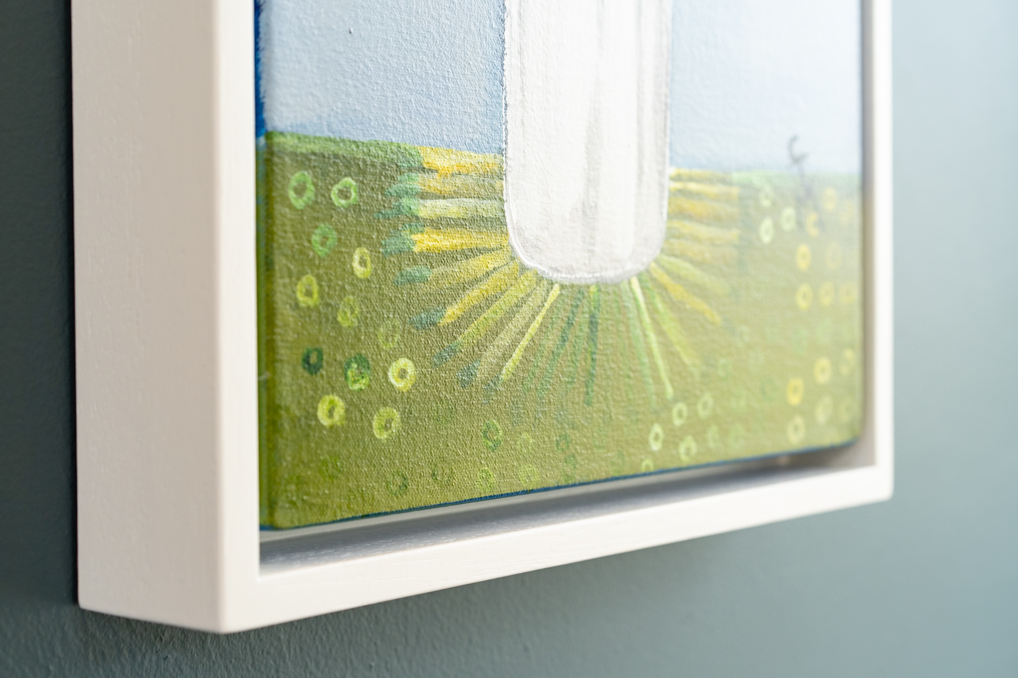 Carmel Madigan Beautiful flowers Acrylics vase Ireland Irish art Irish Interiors painting flowers nature wildflowers painting colourful pastel colour palette vibrant striking fun Kilbaha Gallery