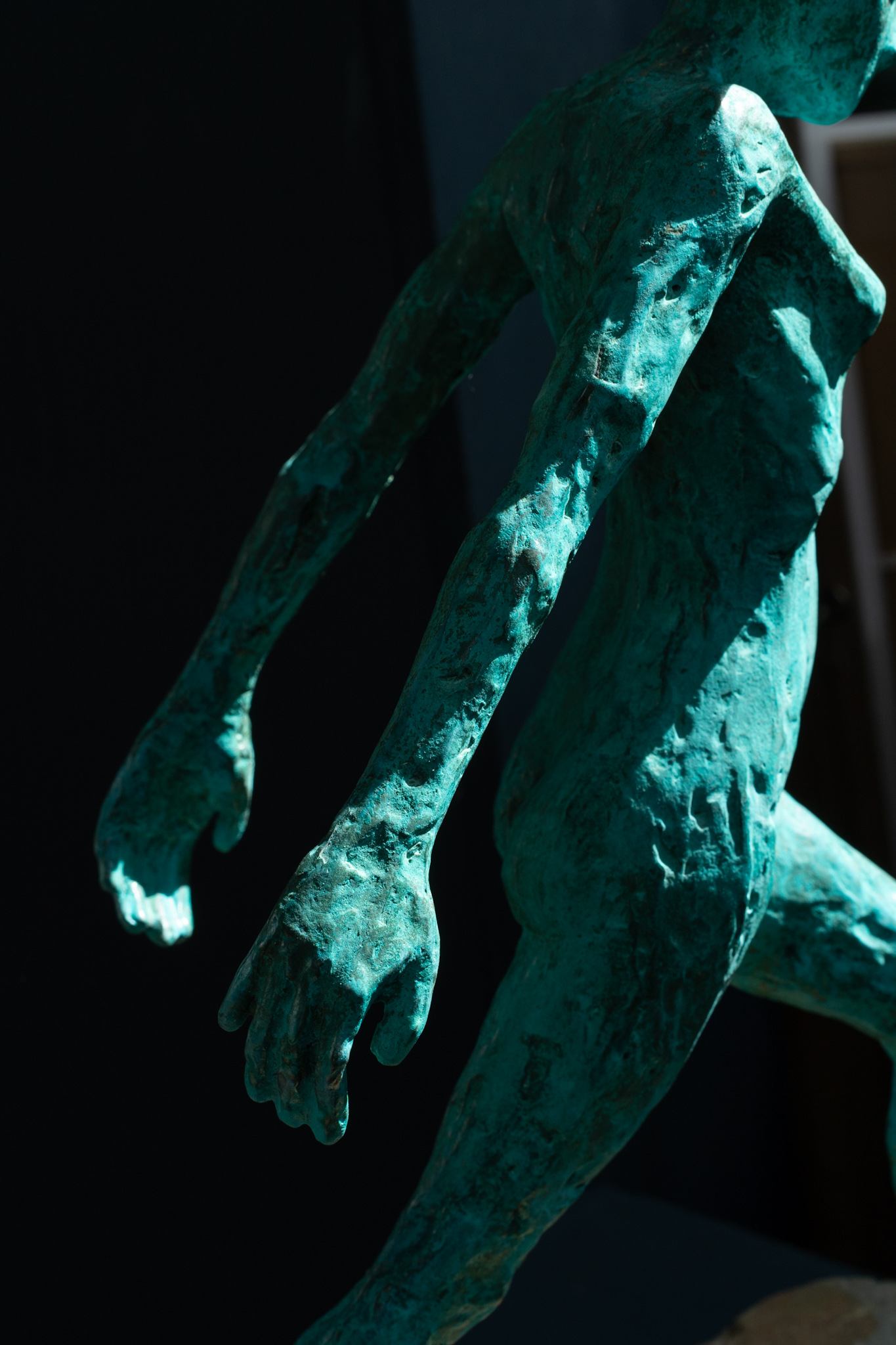 Resistance II by Adam Pomeroy for Kilbaha Gallery Irelands contemporary art gallery online bronze sculpture female empowerment Ireland Irish art Interiors bronze foundry sculpture Kilbaha Gallery