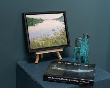 Fiona Power oils on canvas beautiful painting landscape skies beautiful seascapes gorgeous colours rich colour palette striking work Kilbaha Gallery Ireland Wild Atlantic Way Art on the WAW Interiors Decor contemporary homes modern spaces