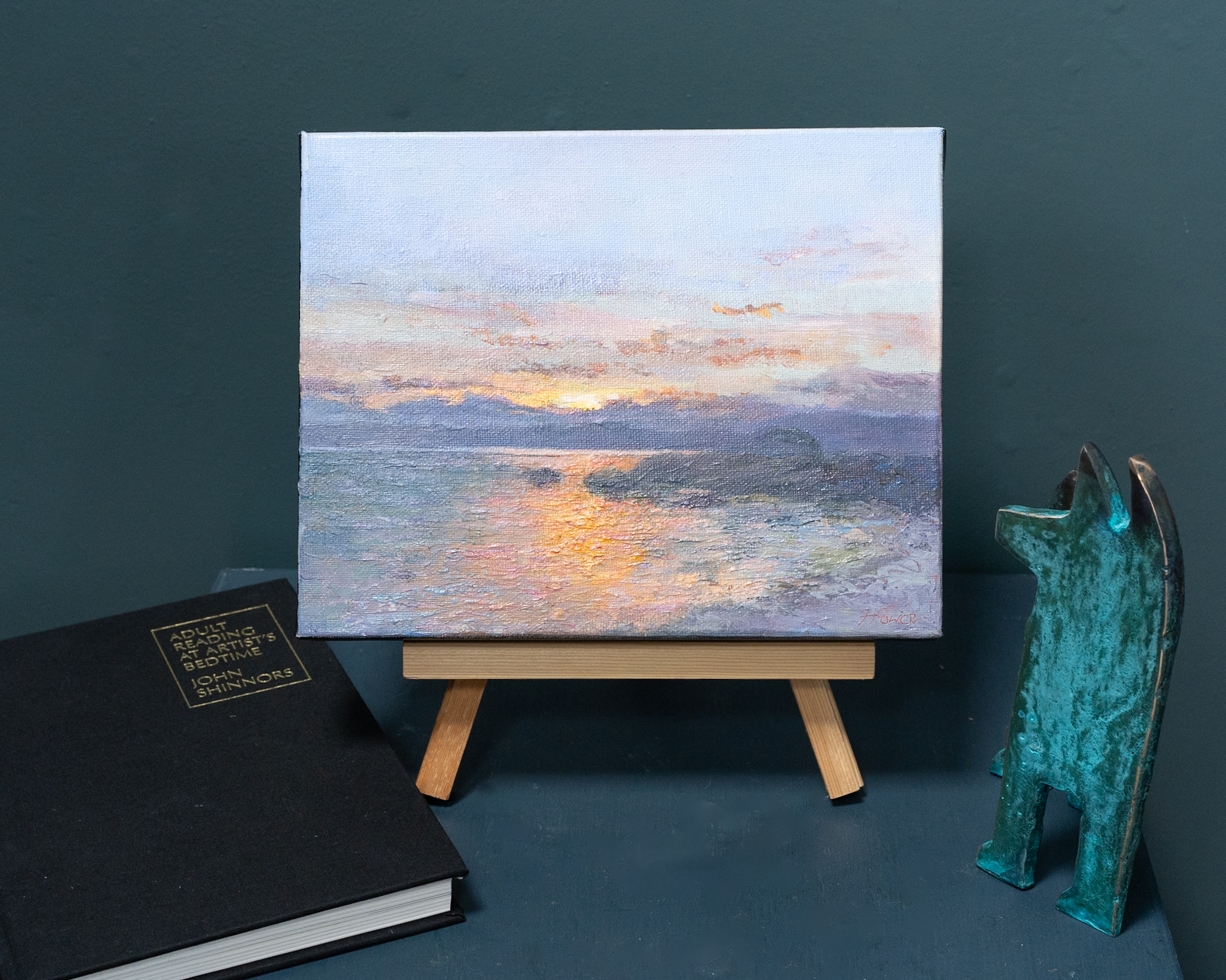 Fiona Power oils on canvas beautiful painting landscape skies beautiful seascapes gorgeous colours rich colour palette striking work Kilbaha Gallery Ireland Wild Atlantic Way Art on the WAW Interiors Decor contemporary homes modern spaces