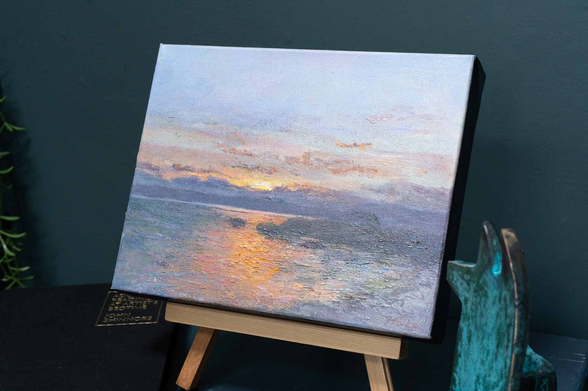 Fiona Power oils on canvas beautiful painting landscape skies beautiful seascapes gorgeous colours rich colour palette striking work Kilbaha Gallery Ireland Wild Atlantic Way Art on the WAW Interiors Decor contemporary homes modern spaces