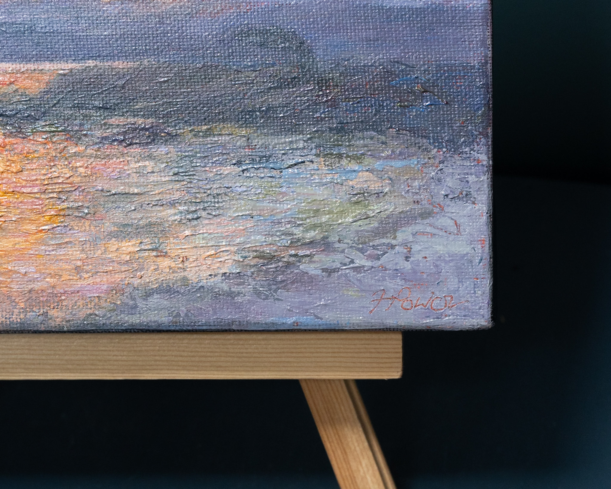 Fiona Power oils on canvas beautiful painting landscape skies beautiful seascapes gorgeous colours rich colour palette striking work Kilbaha Gallery Ireland Wild Atlantic Way Art on the WAW Interiors Decor contemporary homes modern spaces