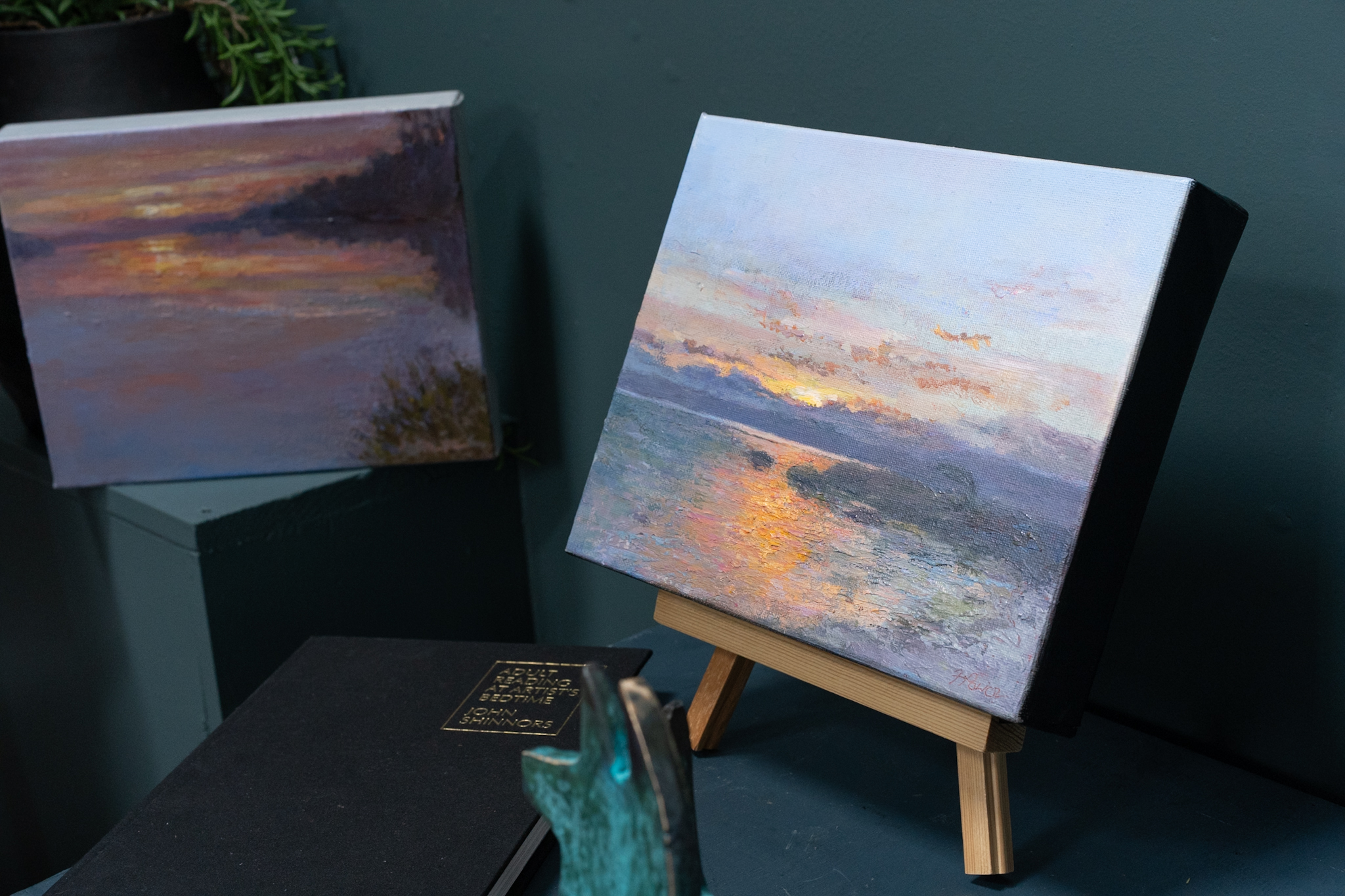 Fiona Power oils on canvas beautiful painting landscape skies beautiful seascapes gorgeous colours rich colour palette striking work Kilbaha Gallery Ireland Wild Atlantic Way Art on the WAW Interiors Decor contemporary homes modern spaces