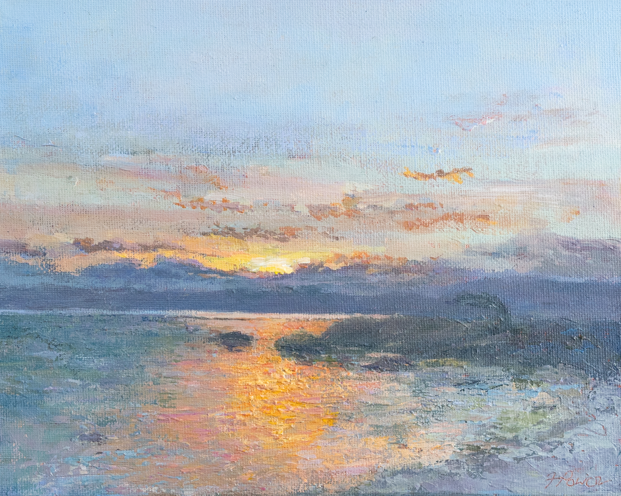 Fiona Power oils on canvas beautiful painting landscape skies beautiful seascapes gorgeous colours rich colour palette striking work Kilbaha Gallery Ireland Wild Atlantic Way Art on the WAW Interiors Decor contemporary homes modern spaces