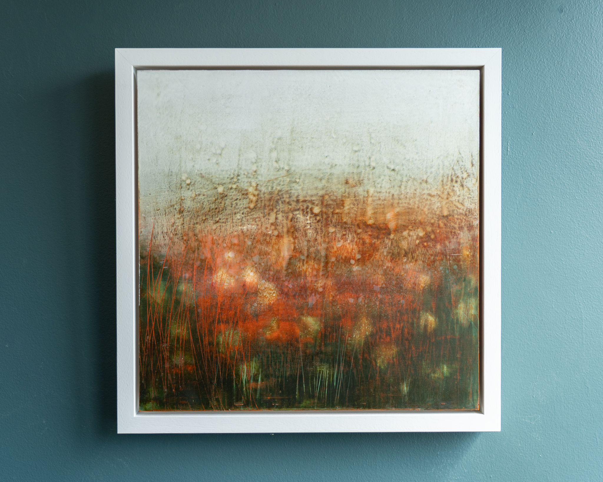 Gillian Murphy oil and cold wax original work in oils of the changing landscape through the elements beautiful piece of art Irish art Kilbaha Gallery Ireland Wild Atlantic Way collect invest art Interiors