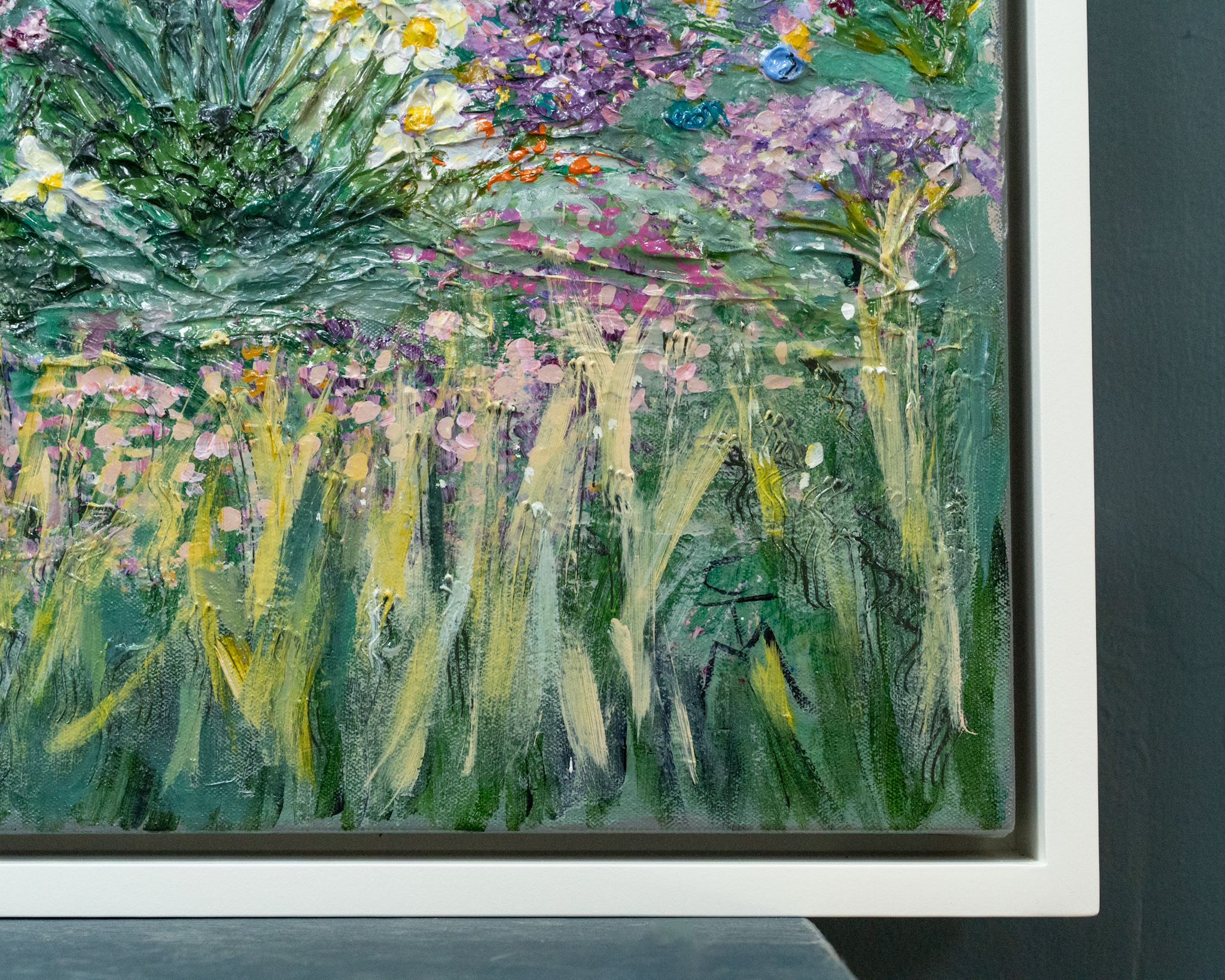 Carmel T Madigan Original Irish art mixed media large scale painting meadows wildflowers mountains seascapes heather Ireland West of Ireland Wild Atlantic Way Irish art contemporary artist beautiful homes Modern Decor