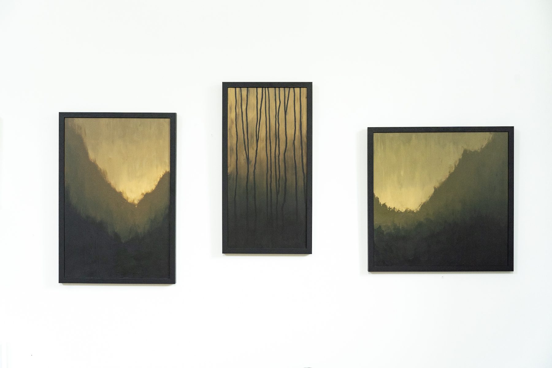 Adam Pomeroy Kilbaha Gallery Original Irish Art Ireland Reawakening Ireland's ancient woodlands forests trees acrylics on canvas beautiful woodland paintings ethereal beautiful calming and striking Kilbaha Gallery collectable work