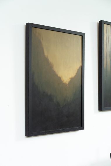 Adam Pomeroy Kilbaha Gallery Original Irish Art Ireland Reawakening Ireland's ancient woodlands forests trees acrylics on canvas beautiful woodland paintings ethereal beautiful calming and striking Kilbaha Gallery collectable work