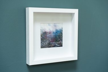 Mary Rose Keane oil and cold wax beautiful small original on paper framed piece of original art Ireland West of Ireland beautiful Interiors